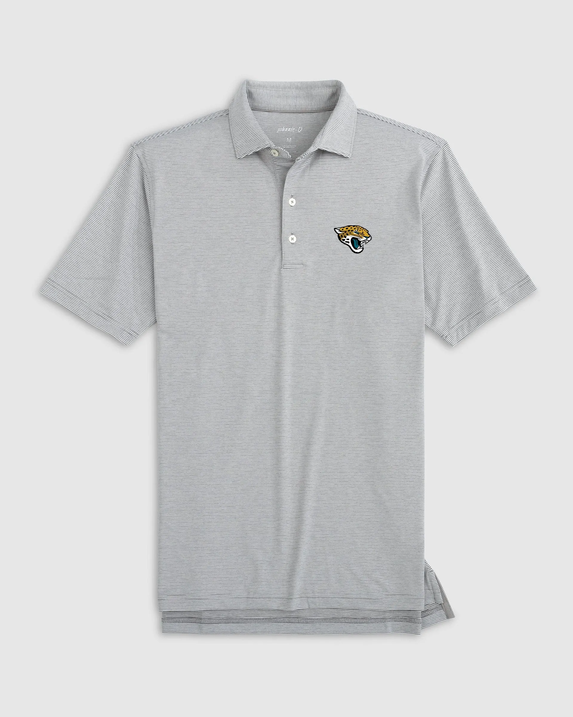 Jacksonville Jaguars Lyndonn Striped Performance Jersey Polo sold by Johnnie-O product image thumbnail 2