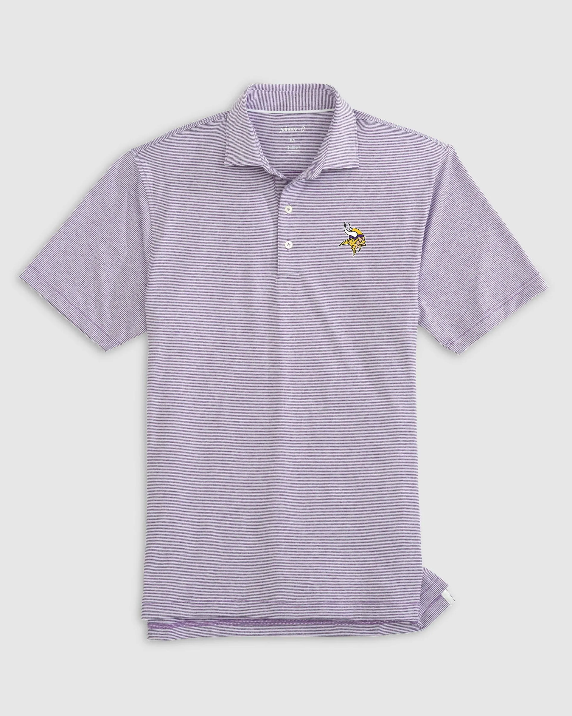 Minnesota Vikings Lyndonn Striped Performance Jersey Polo sold by Johnnie-O product image thumbnail 3