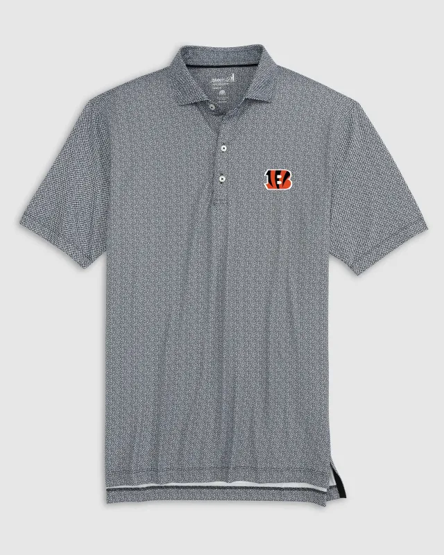 Cincinnati Bengals Hinson Performance Jersey Polo sold by Johnnie-O