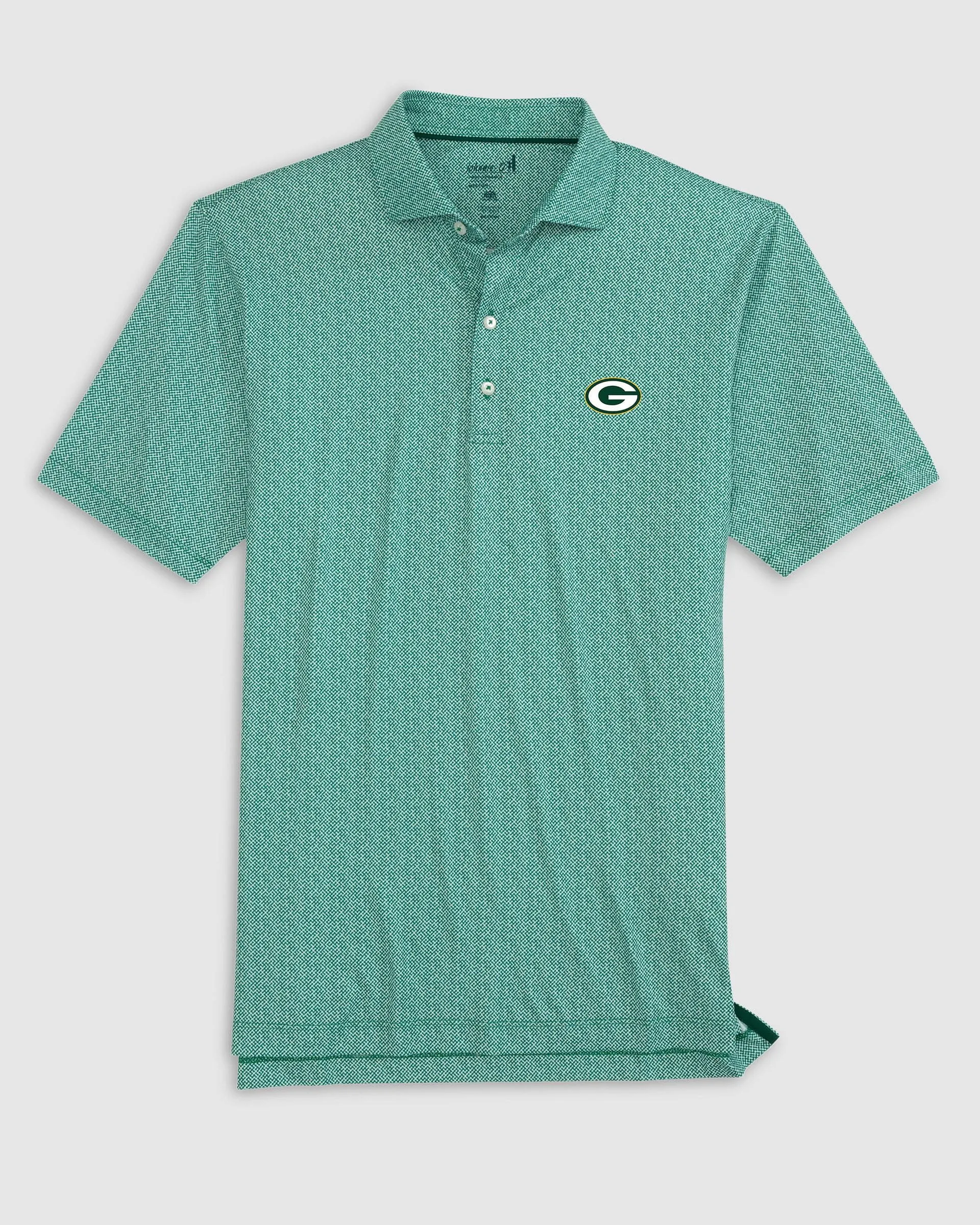 Green Bay Packers Hinson Performance Jersey Polo sold by Johnnie-O product image thumbnail 2