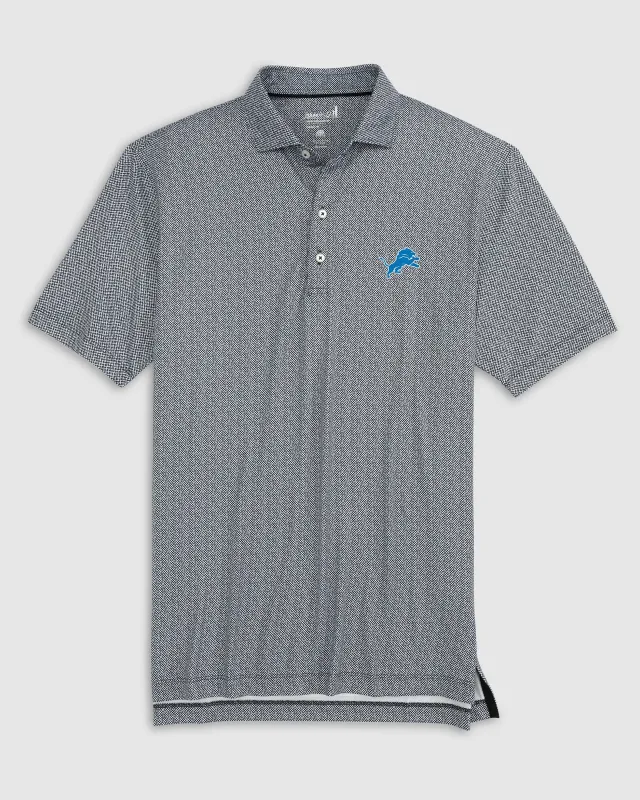 Detroit Lions Hinson Performance Jersey Polo sold by Johnnie-O