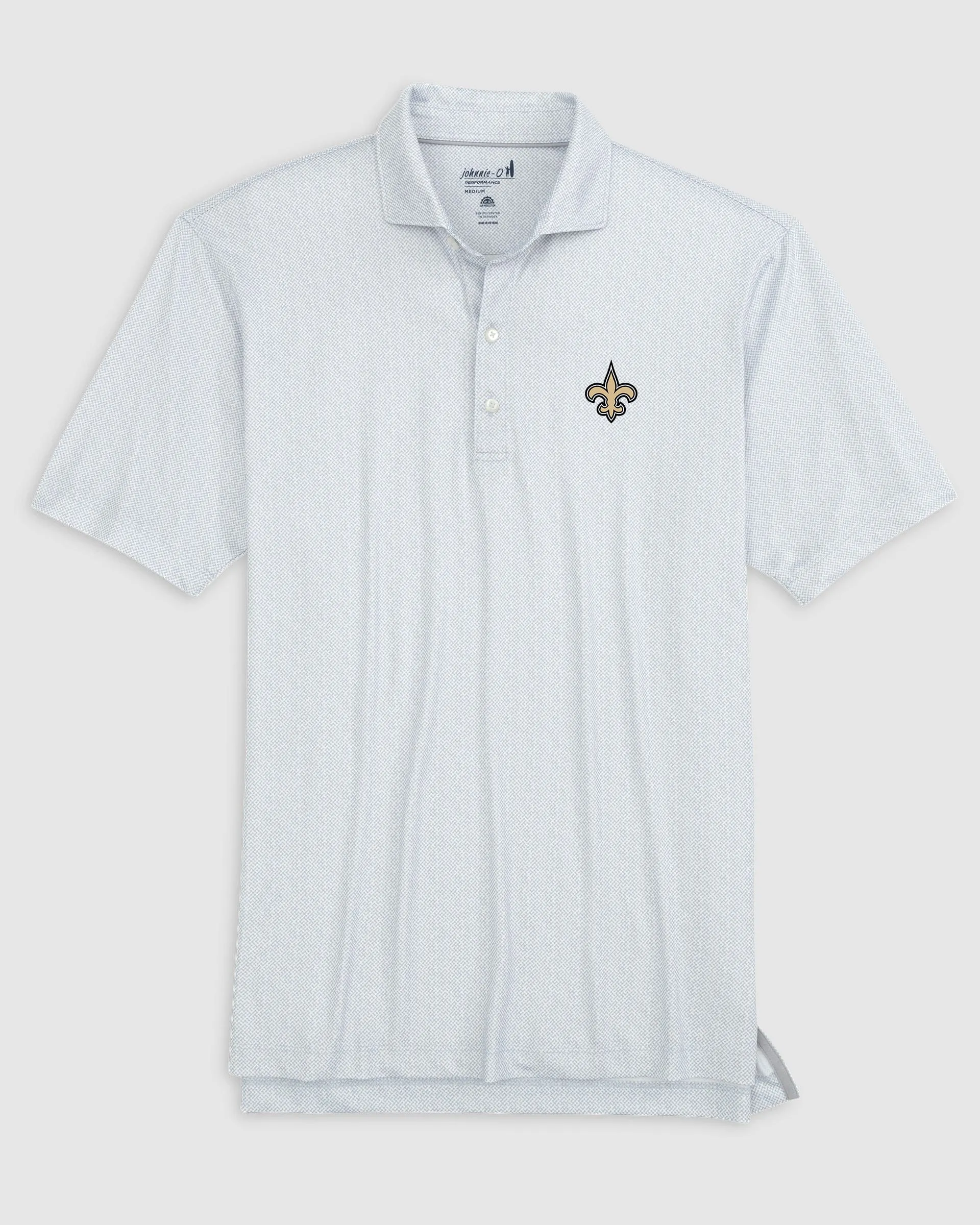 New Orleans Saints Hinson Performance Jersey Polo sold by Johnnie-O product image thumbnail 2