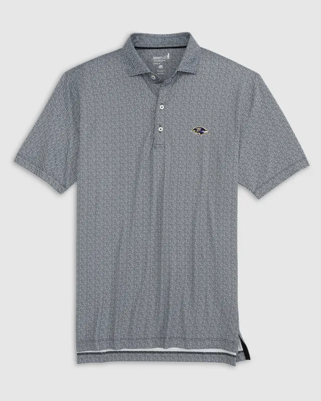 Baltimore Ravens Hinson Performance Jersey Polo sold by Johnnie-O