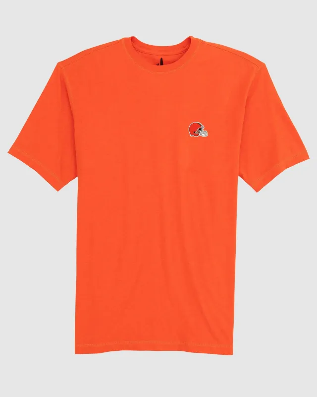 Cleveland Browns Heathered Spencer T-Shirt sold by Johnnie-O