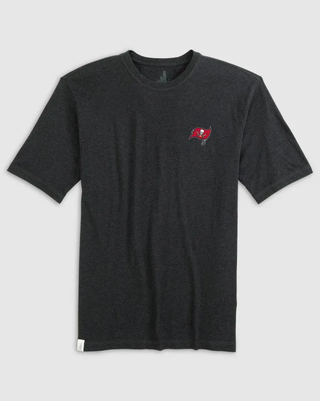 Tampa Bay Buccaneers Heathered Spencer T-Shirt sold by Johnnie-O
