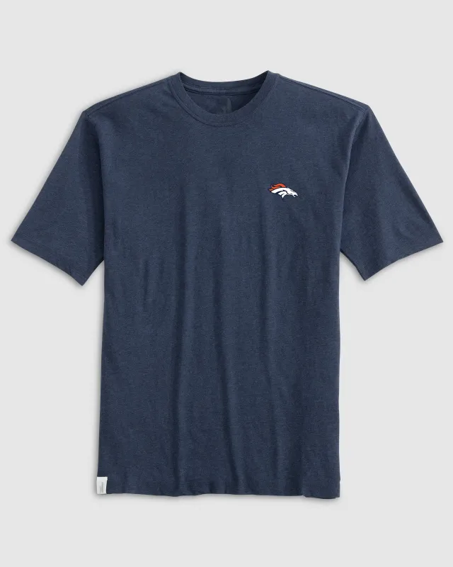 Denver Broncos Heathered Spencer T-Shirt sold by Johnnie-O