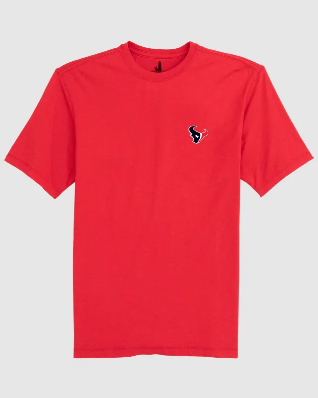 Houston Texans Heathered Spencer T-Shirt sold by Johnnie-O