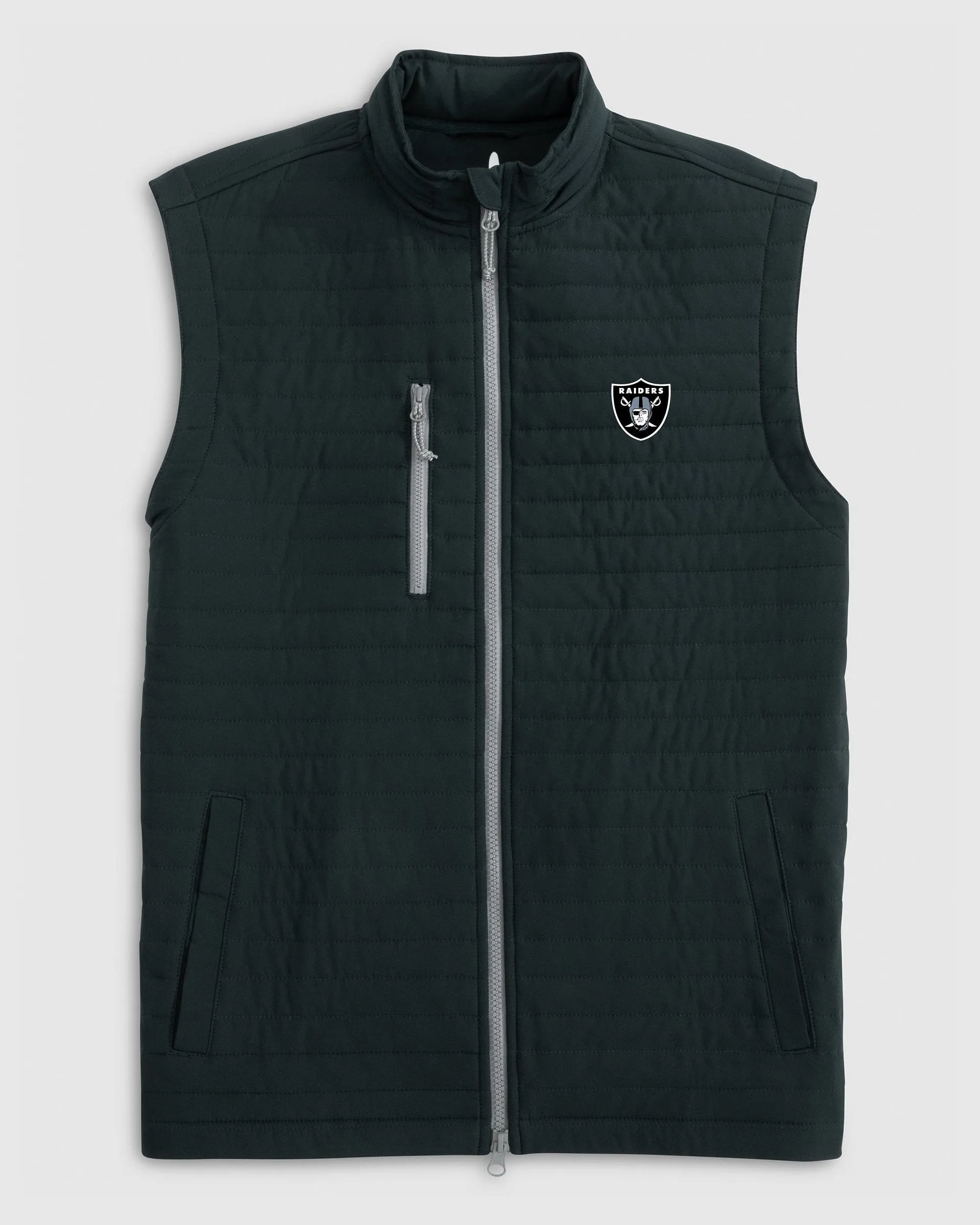 Las Vegas Raiders Crosswind Quilted Performance Vest sold by Johnnie-O product image thumbnail 3
