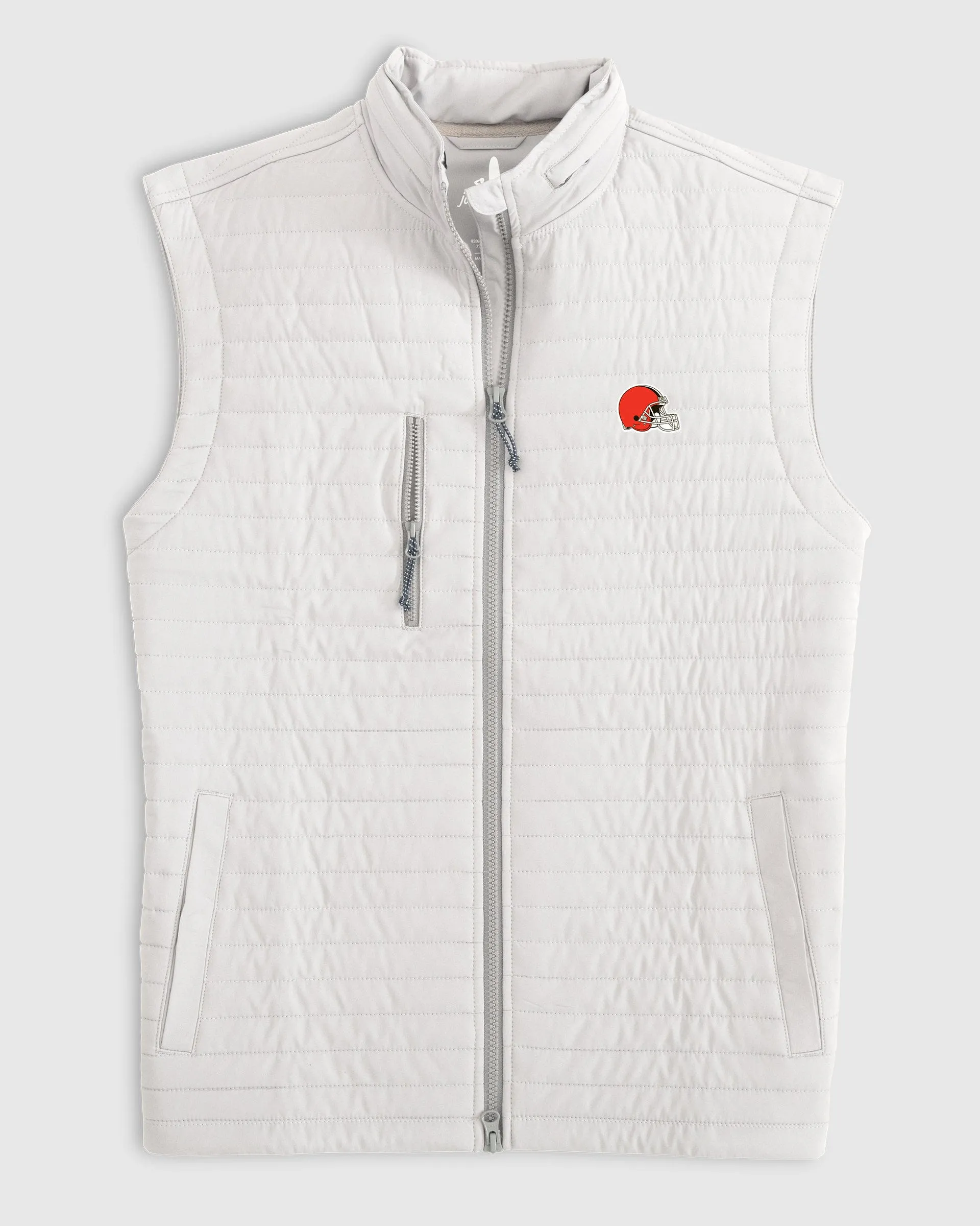 Cleveland Browns Crosswind Quilted Performance Vest sold by Johnnie-O