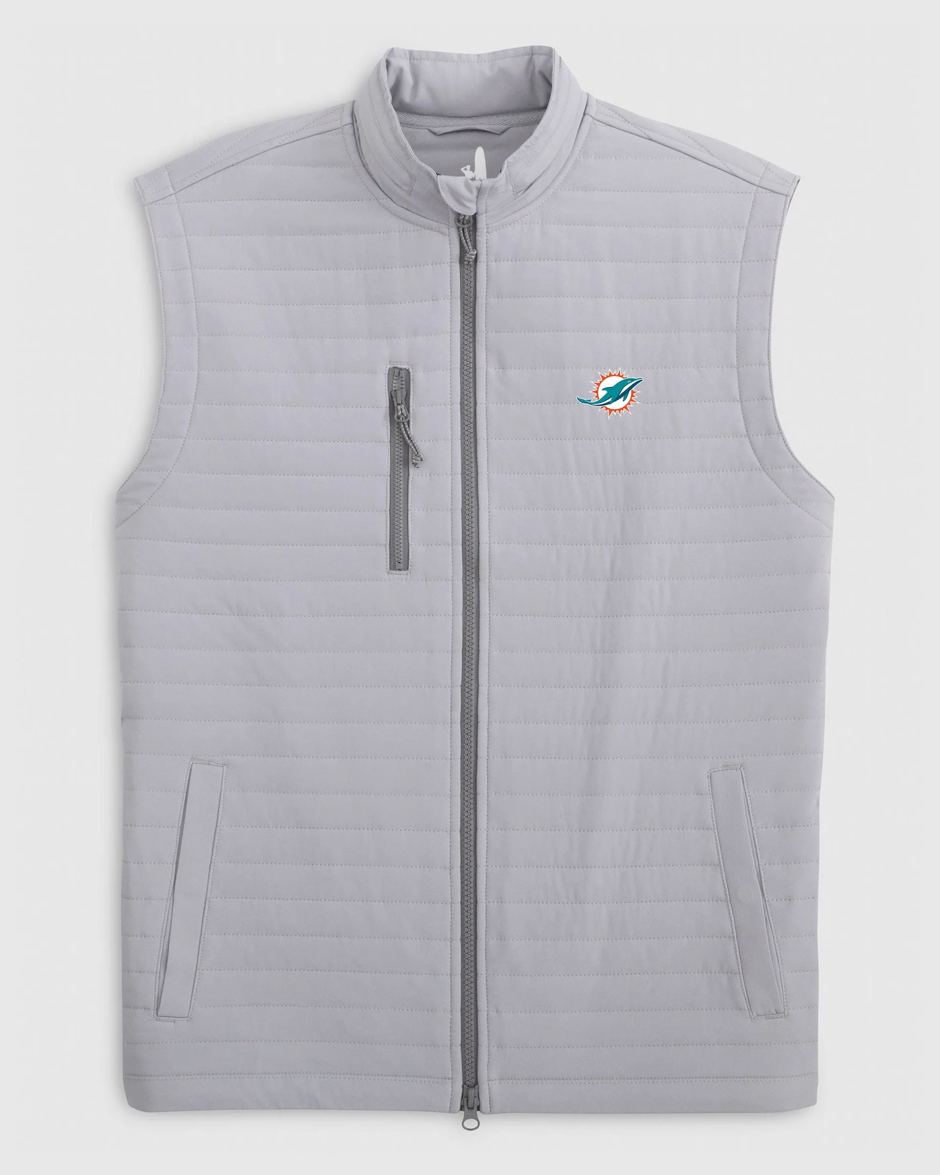 Miami Dolphins Crosswind Quilted Performance Vest sold by Johnnie-O product image thumbnail 2