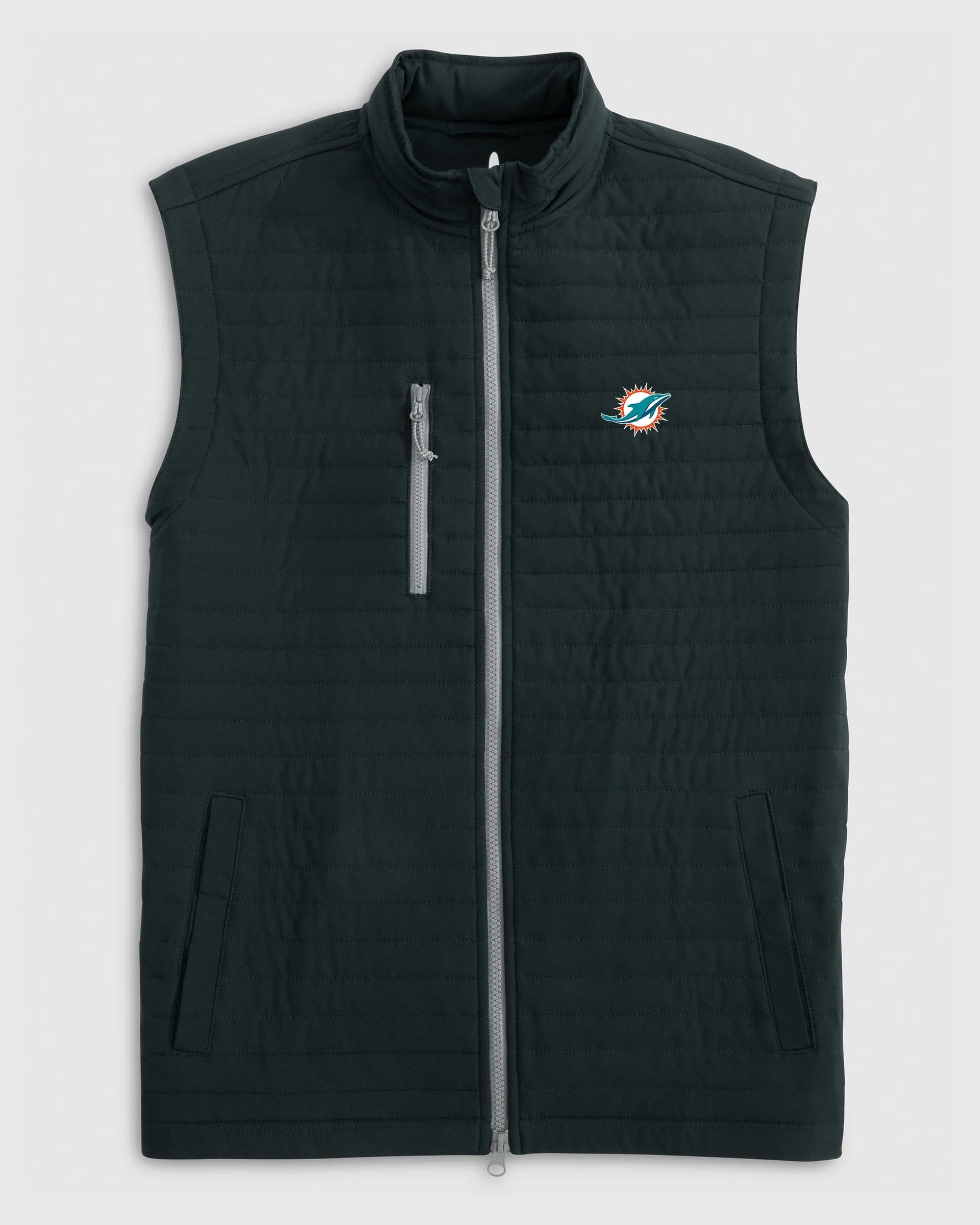 Miami Dolphins Crosswind Quilted Performance Vest sold by Johnnie-O product image thumbnail 3