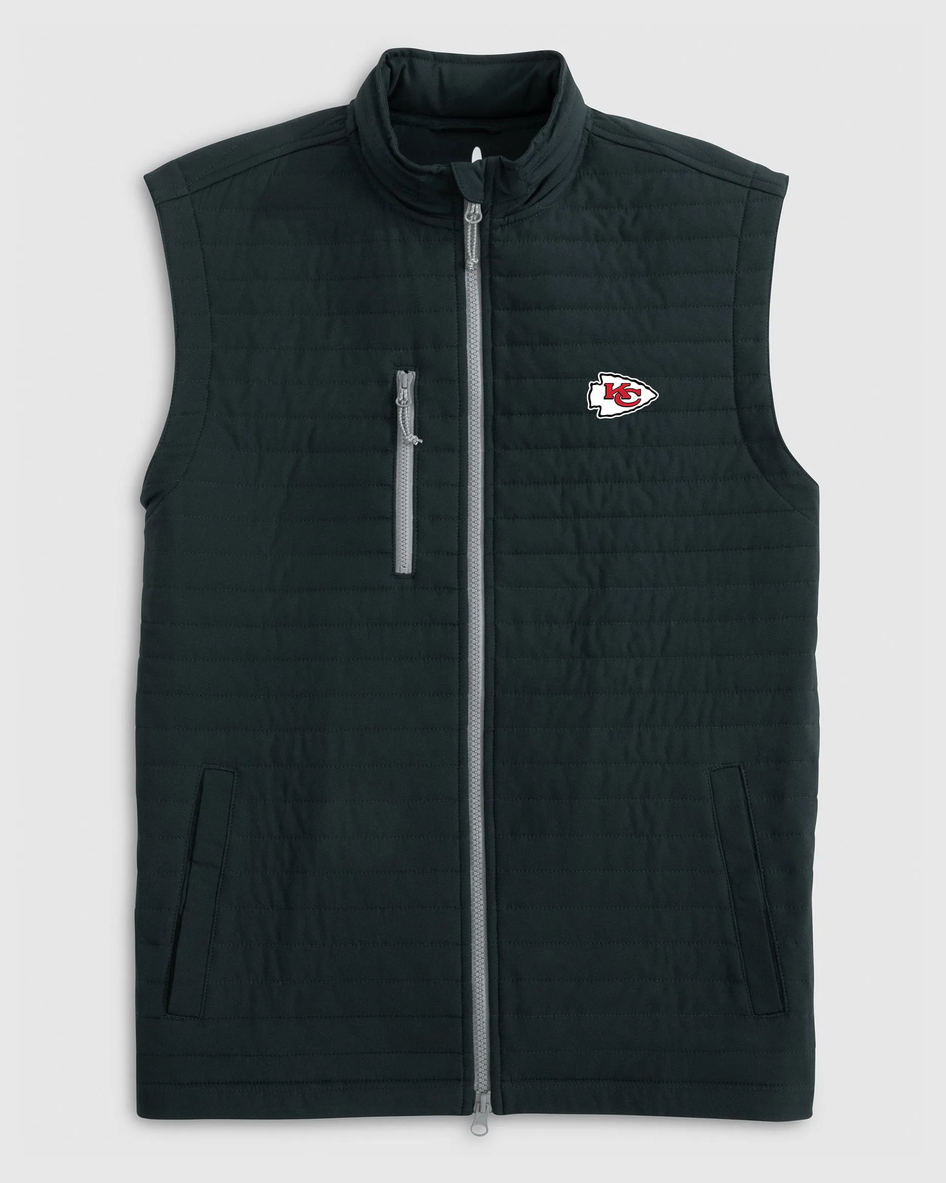 Kansas City Chiefs Crosswind Quilted Performance Vest sold by Johnnie-O product image thumbnail 3