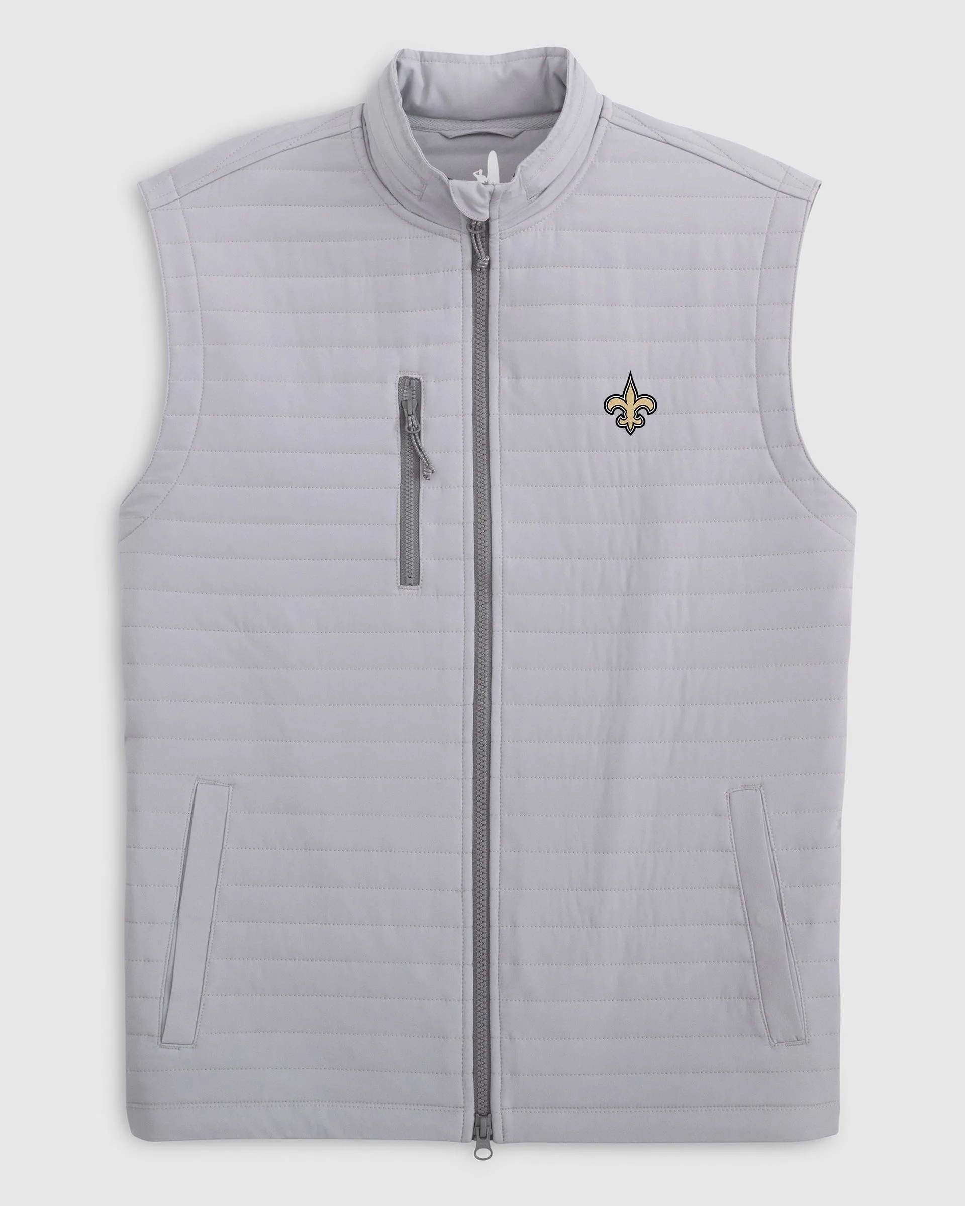 New Orleans Saints Crosswind Quilted Performance Vest sold by Johnnie-O product image thumbnail 2