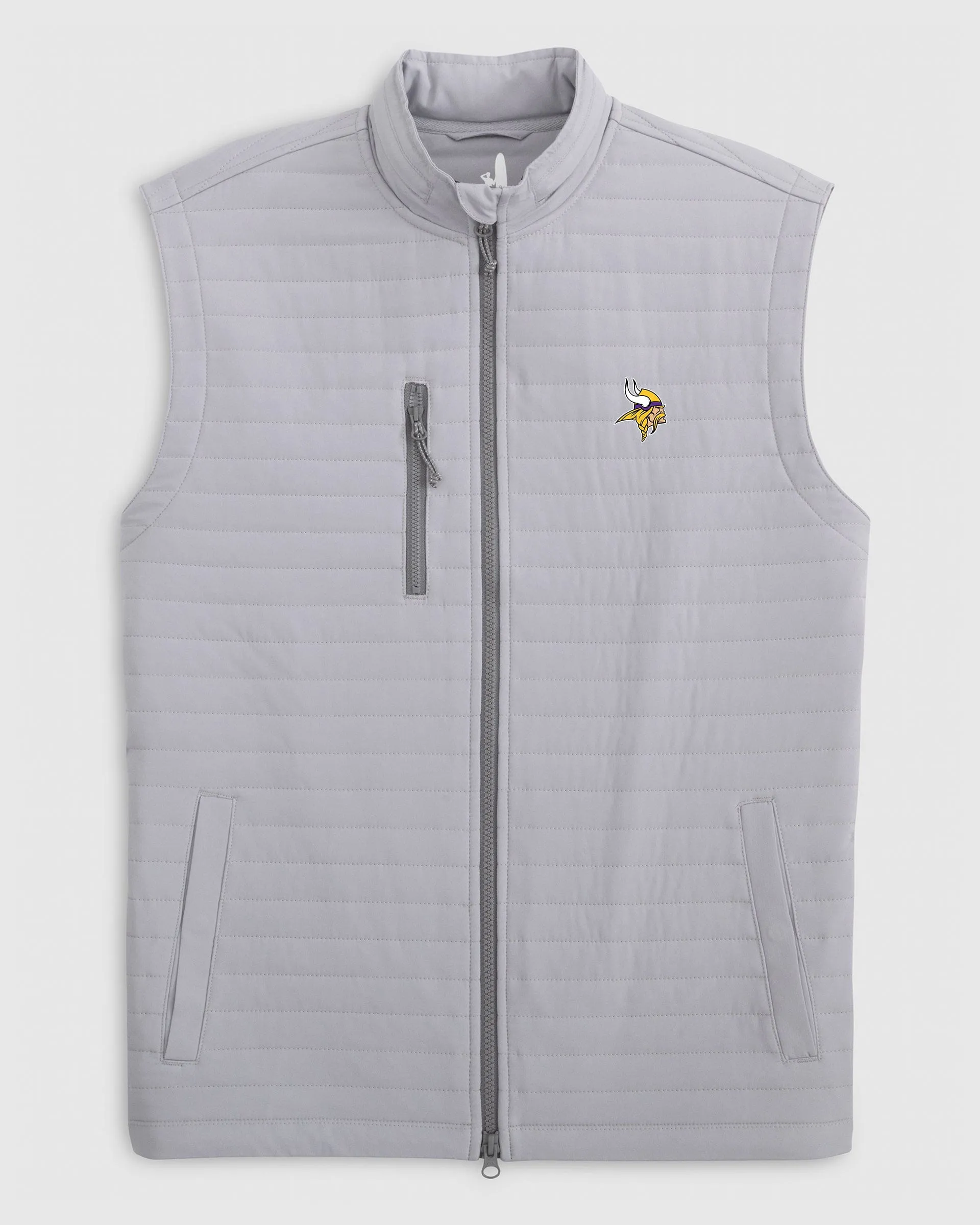 Minnesota Vikings Crosswind Quilted Performance Vest sold by Johnnie-O product image thumbnail 2