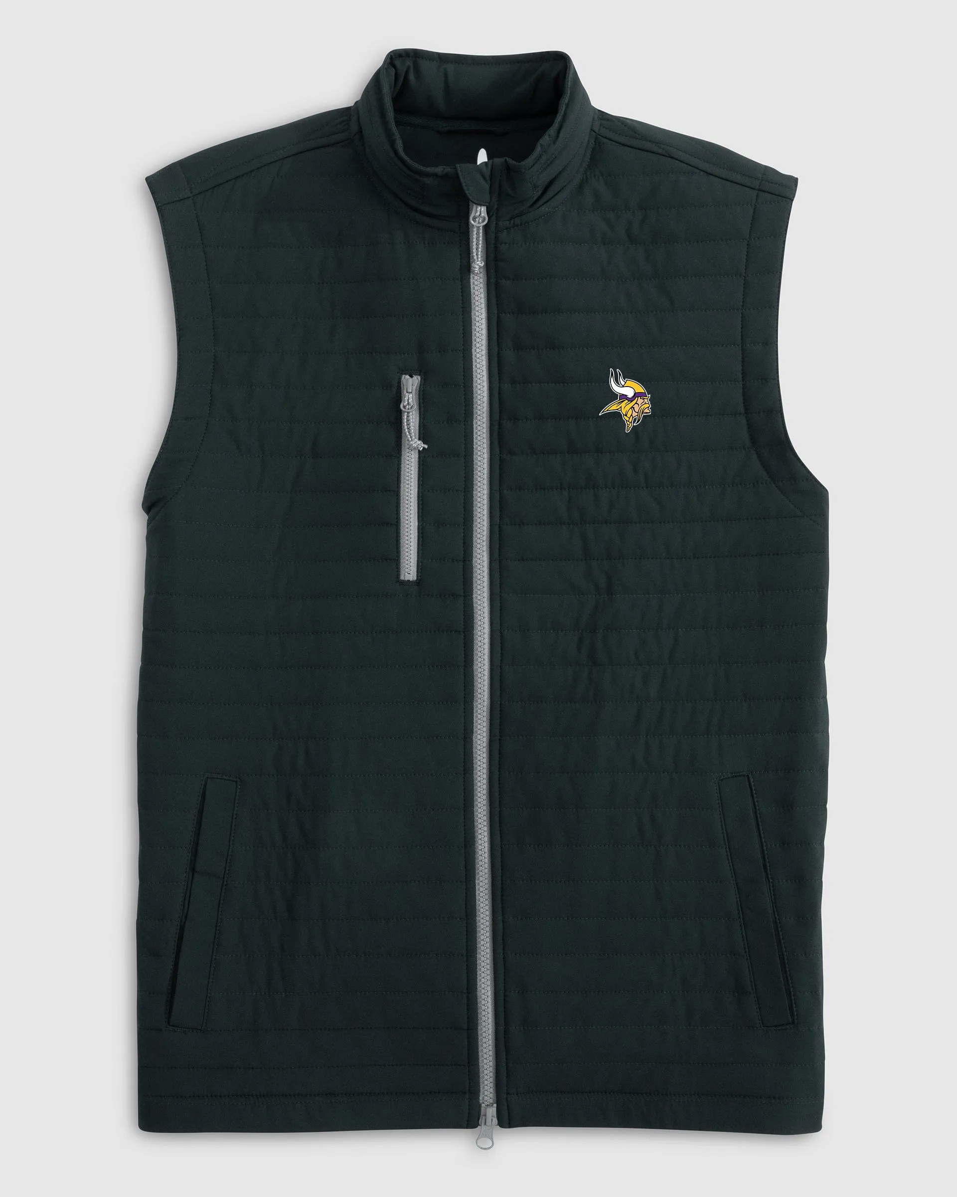 Minnesota Vikings Crosswind Quilted Performance Vest sold by Johnnie-O product image thumbnail 3