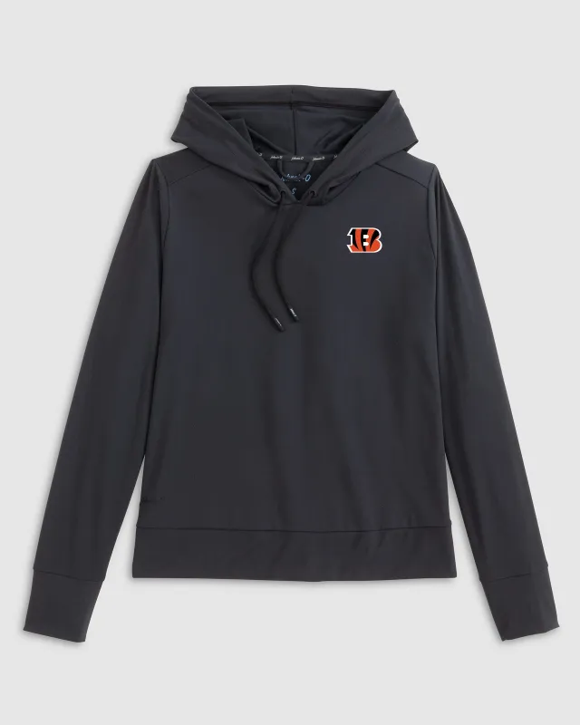 Women's Cincinnati Bengals Nalla Performance Hoodie sold by Johnnie-O