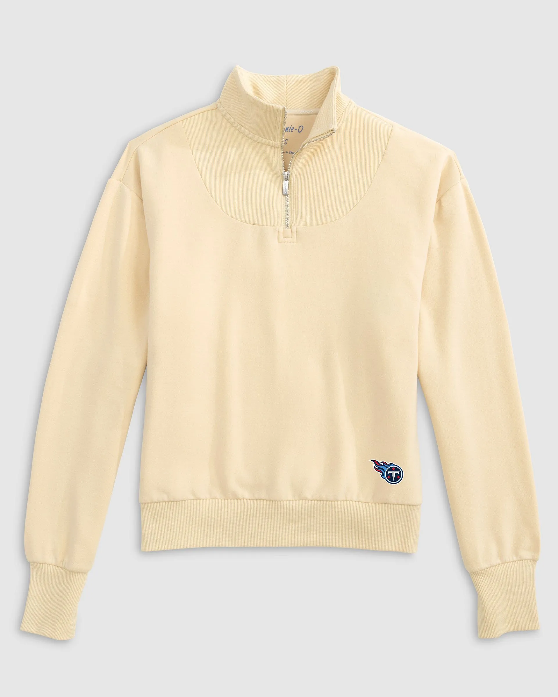 Women's Tennessee Titans Naomi Rib Knit 1/4 Zip sold by Johnnie-O product image thumbnail 2