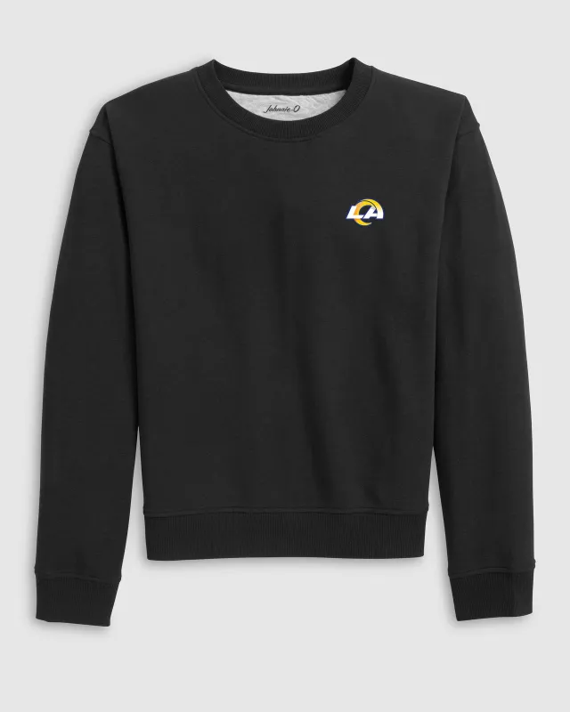 Women's Los Angeles Rams Penny Crewneck Sweatshirt sold by Johnnie-O