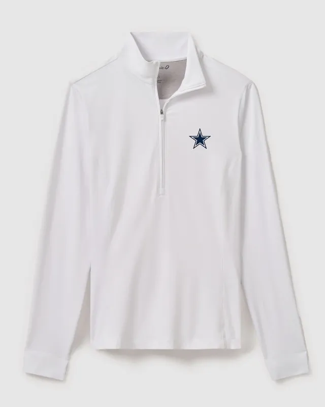 Women's Dallas Cowboys Susie Performance 1/4 Zip sold by Johnnie-O