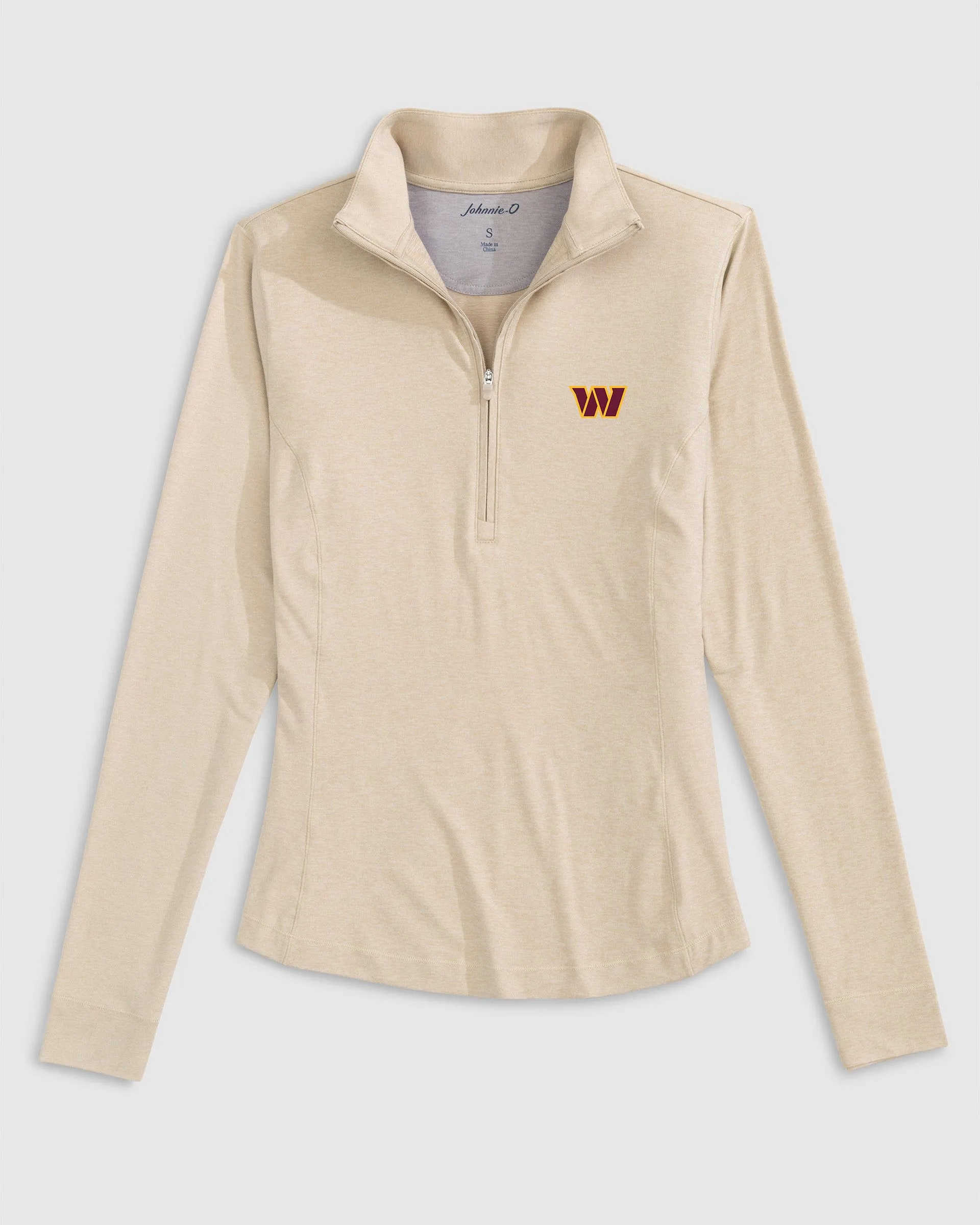 Women's Washington Commanders Susie Performance 1/4 Zip sold by Johnnie-O product image thumbnail 2