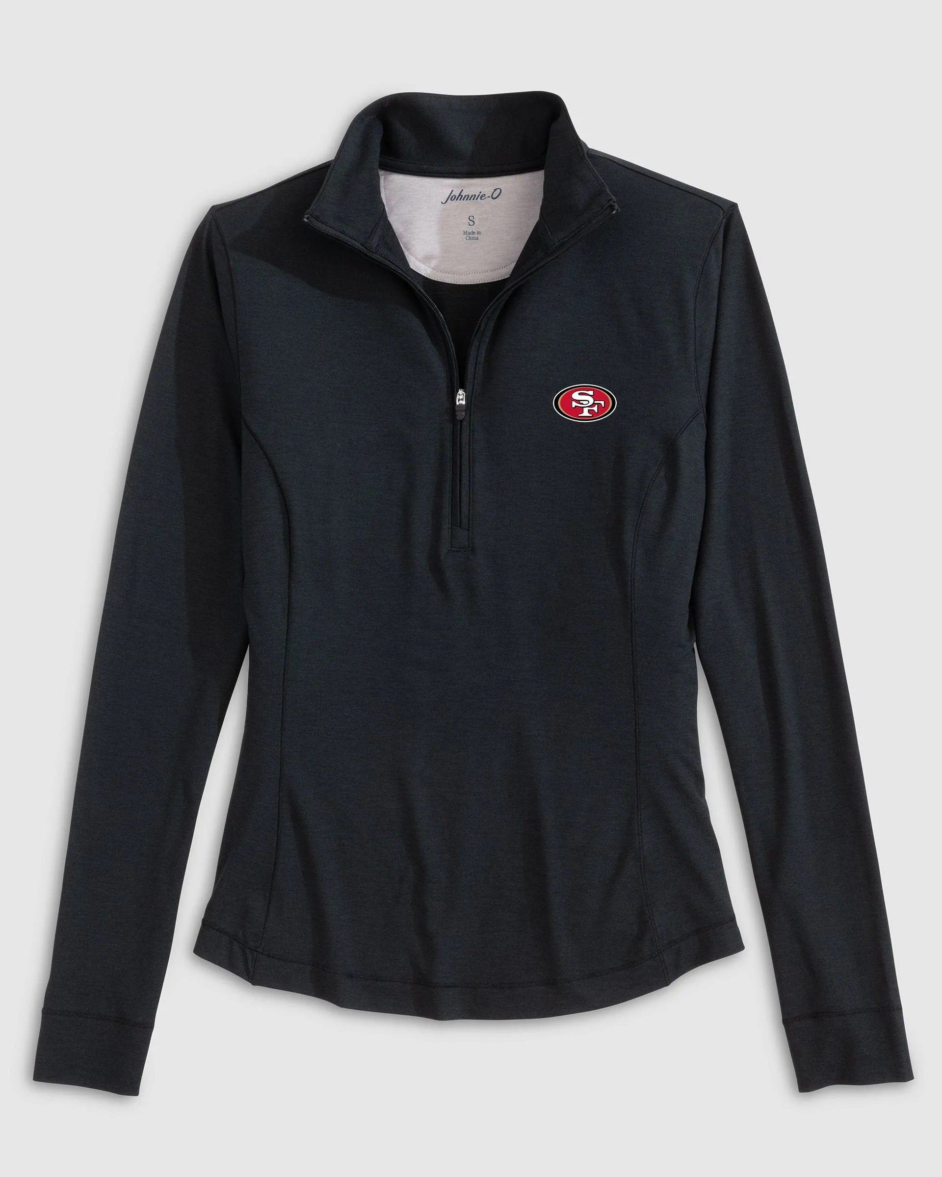 Women's San Francisco 49ers Susie Performance 1/4 Zip sold by Johnnie-O product image thumbnail 4