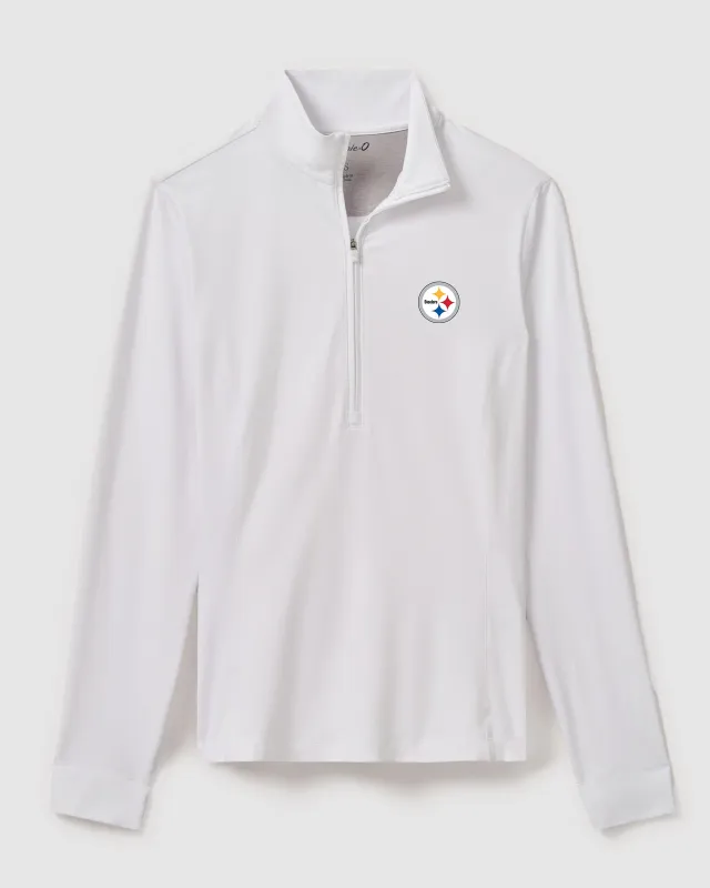 Women's Pittsburgh Steelers Susie Performance 1/4 Zip sold by Johnnie-O