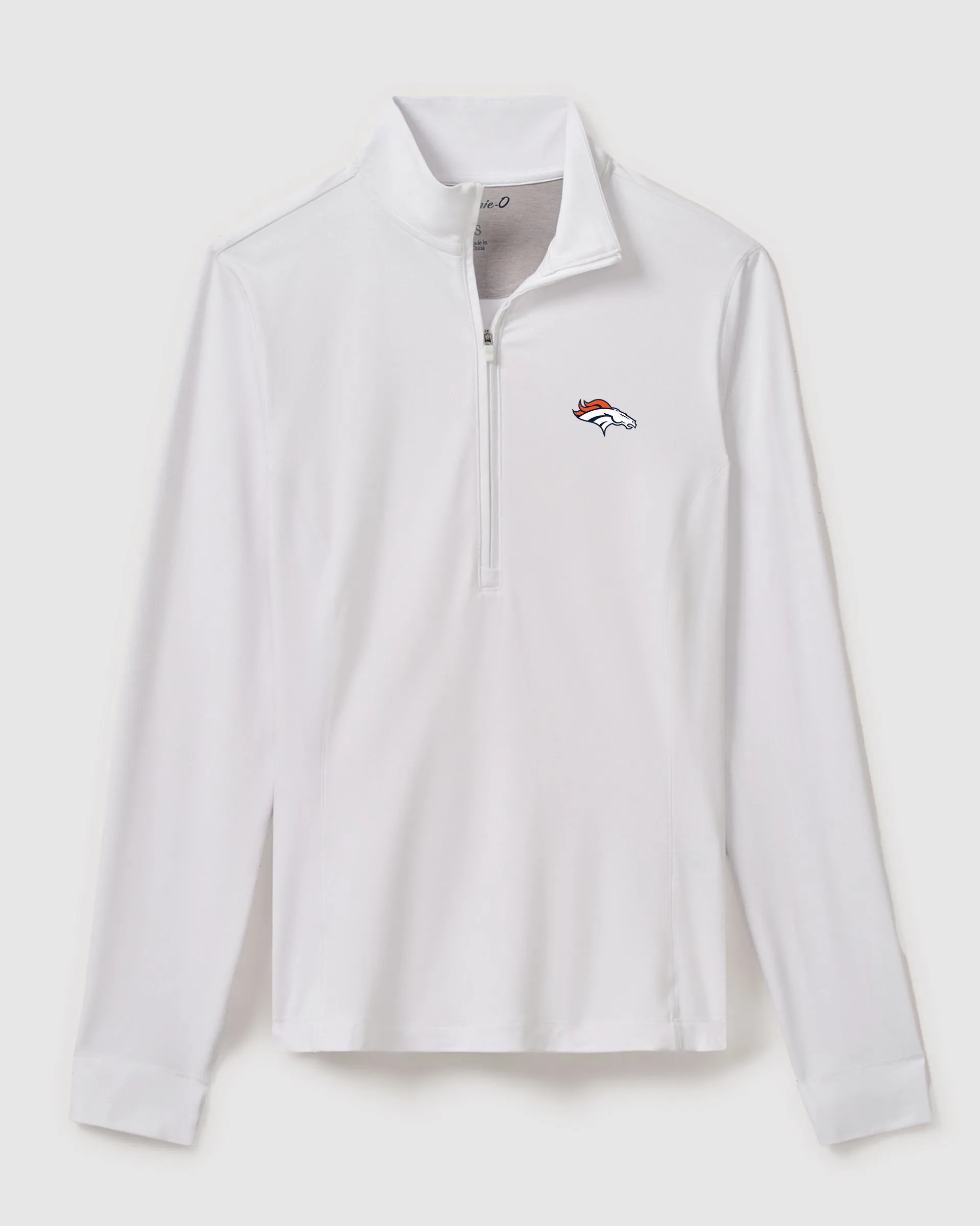 Women's Denver Broncos Susie Performance 1/4 Zip sold by Johnnie-O