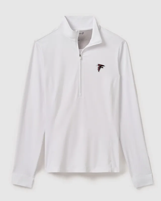 Women's Atlanta Falcons Susie Performance 1/4 Zip sold by Johnnie-O