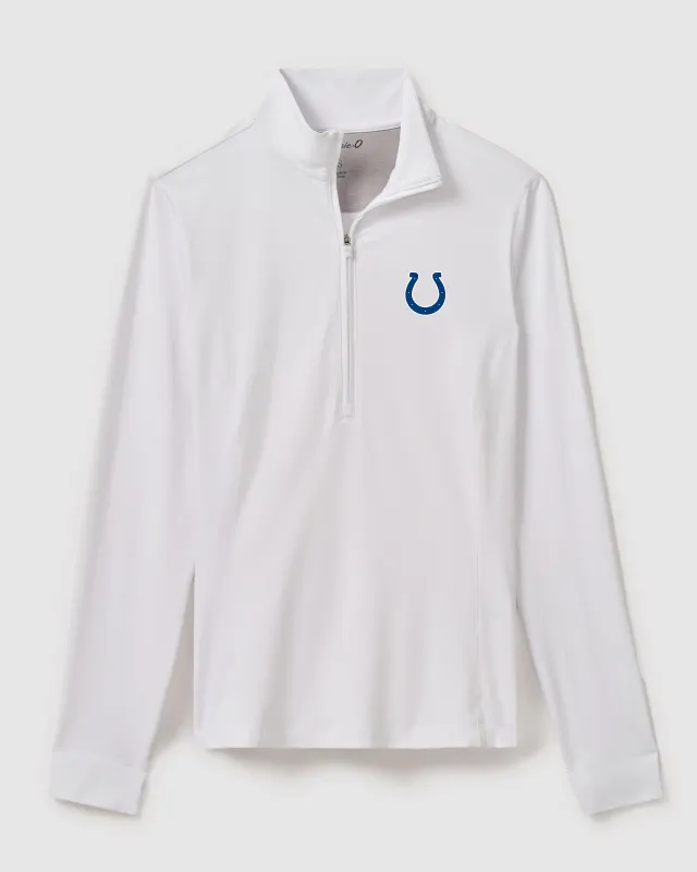 Women's Indianapolis Colts Susie Performance 1/4 Zip sold by Johnnie-O