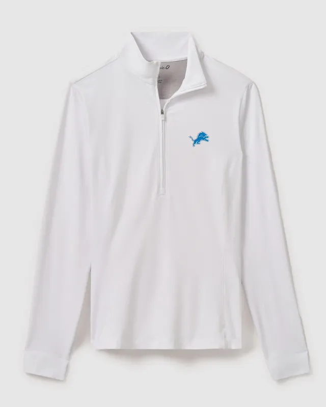 Women's Detroit Lions Susie Performance 1/4 Zip sold by Johnnie-O