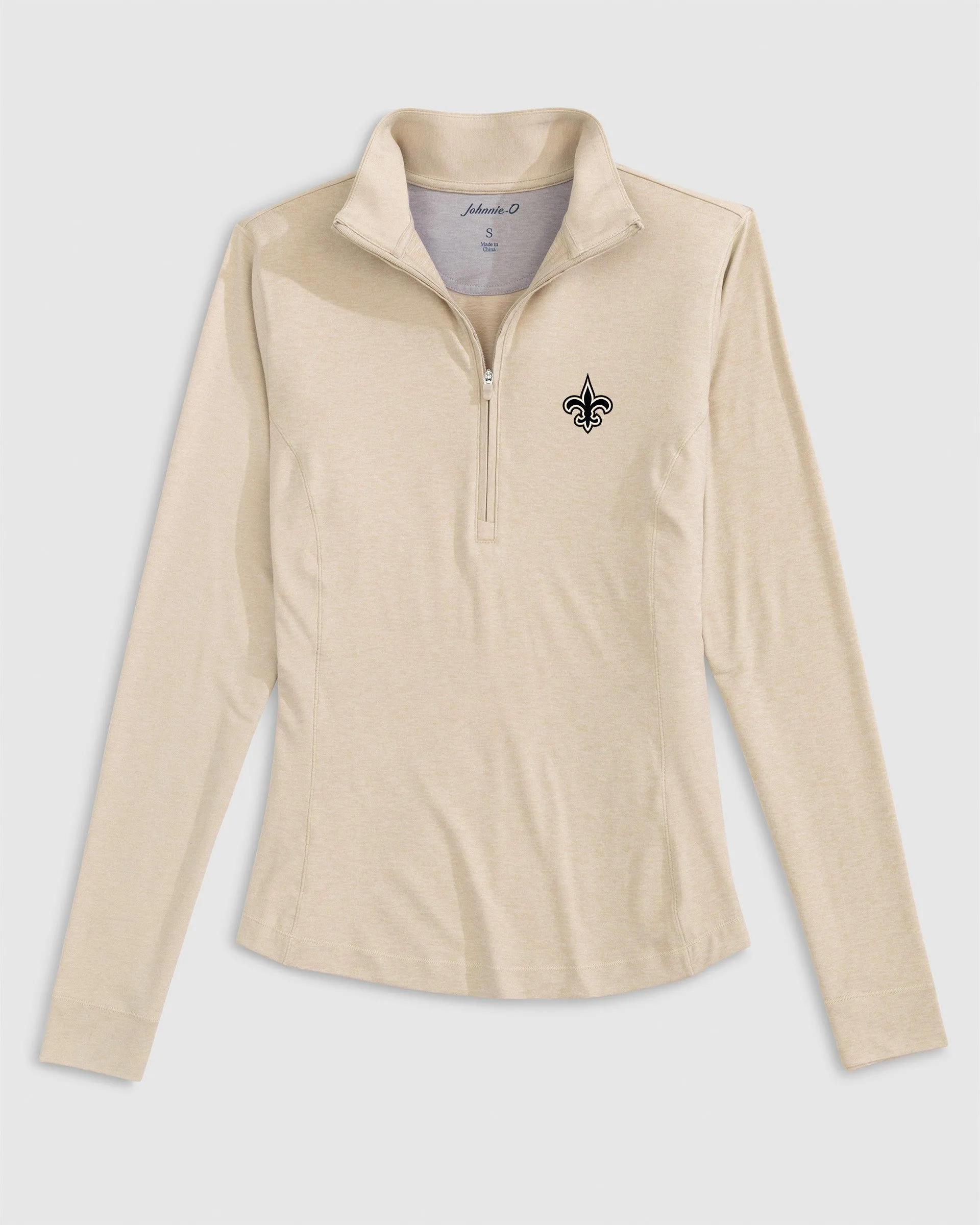 Women's New Orleans Saints Susie Performance 1/4 Zip sold by Johnnie-O product image thumbnail 3