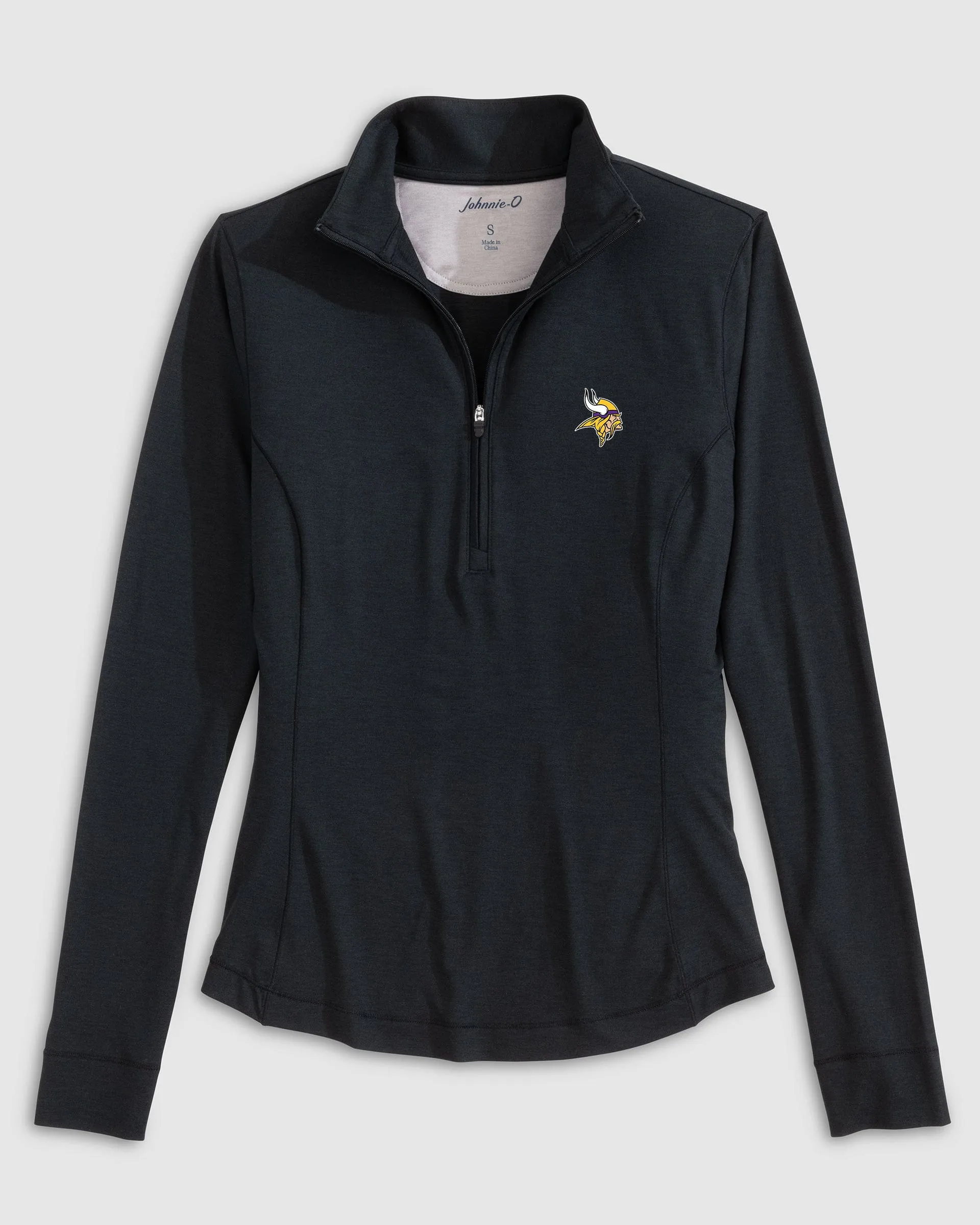 Women's Minnesota Vikings Susie Performance 1/4 Zip sold by Johnnie-O product image thumbnail 3