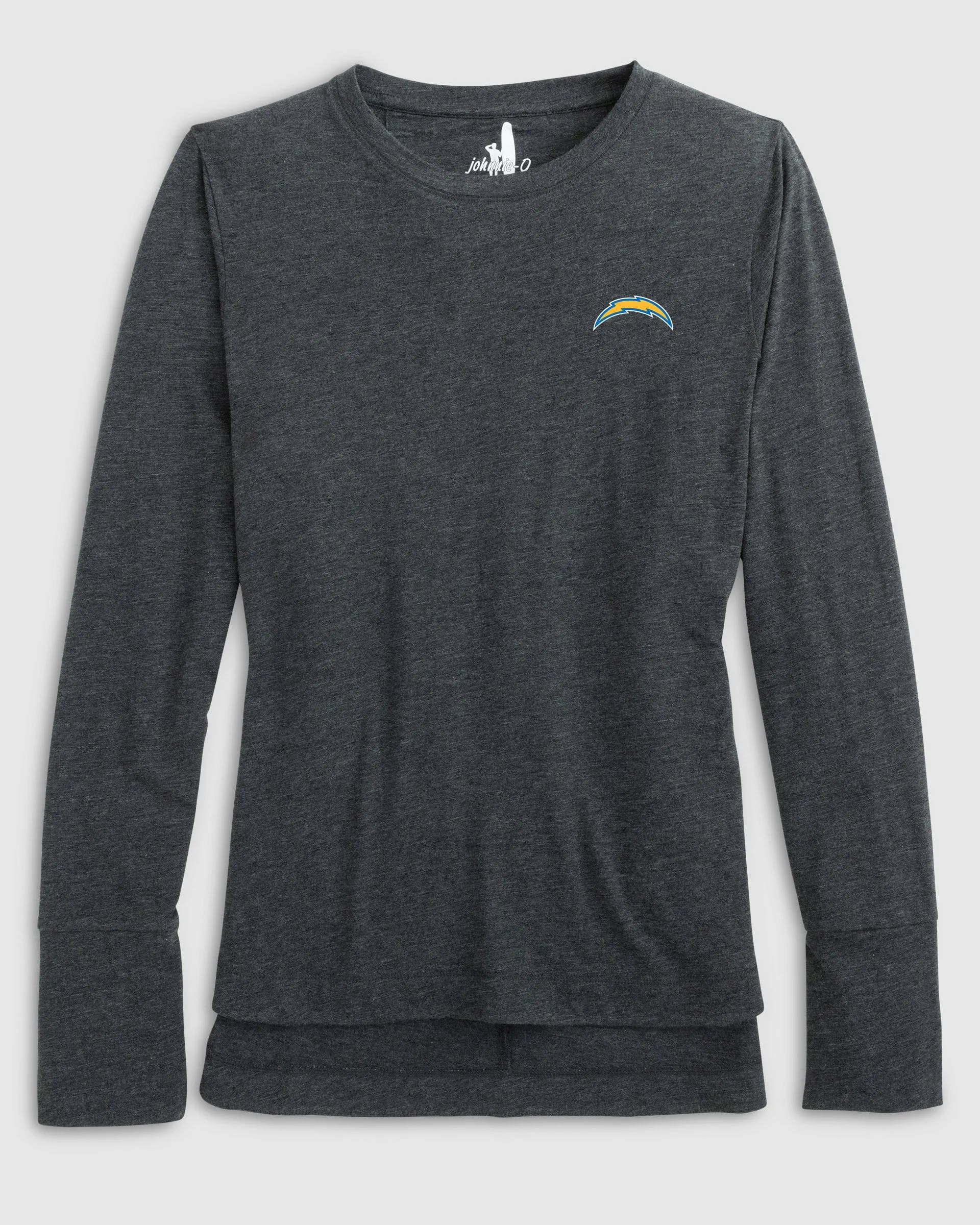 Women's Los Angeles Chargers Valerie Long Sleeve Tee sold by Johnnie-O product image thumbnail 2