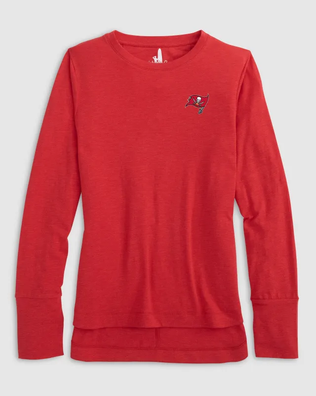 Women's Tampa Bay Buccaneers Valerie Long Sleeve Tee sold by Johnnie-O