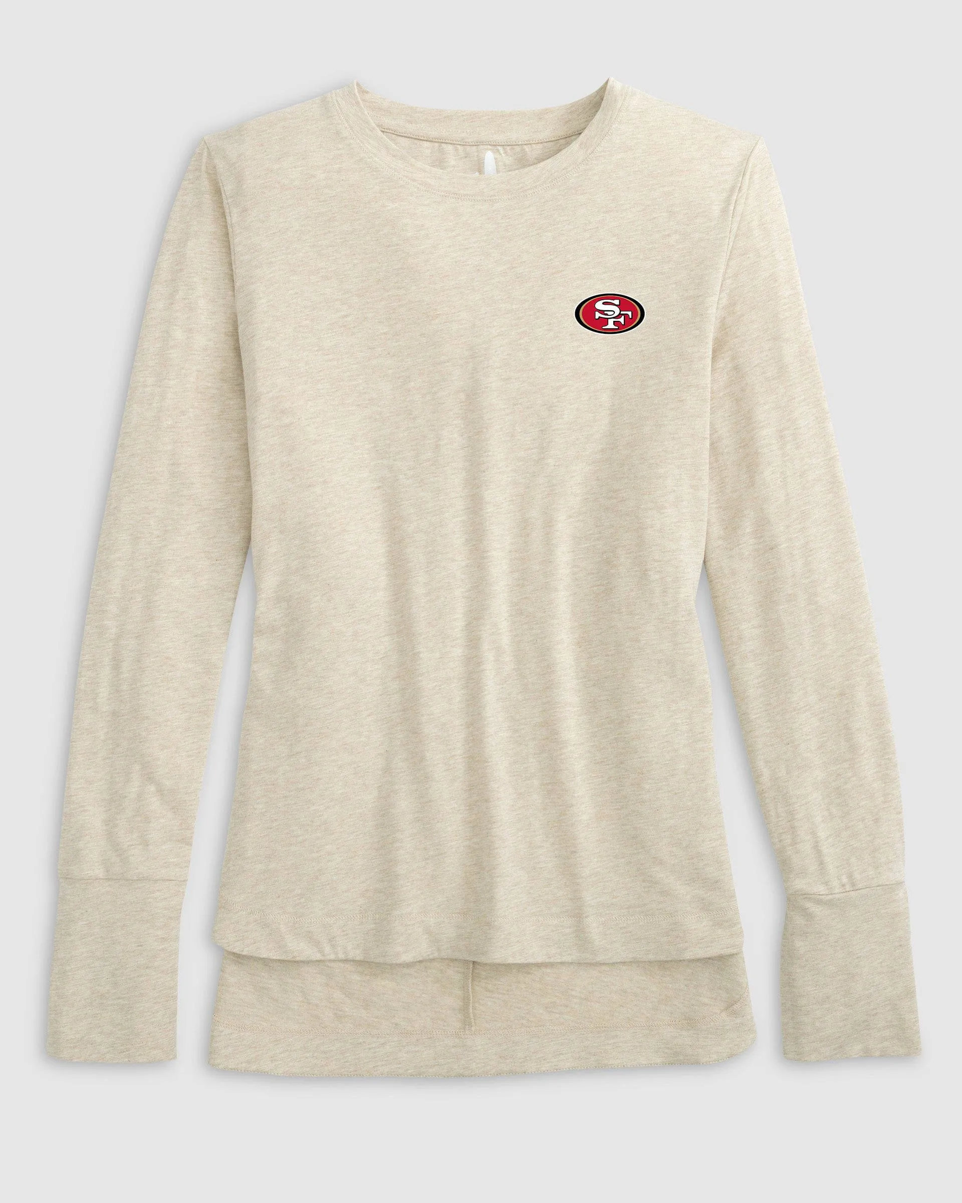 Women's San Francisco 49ers Valerie Long Sleeve Tee sold by Johnnie-O product image thumbnail 2