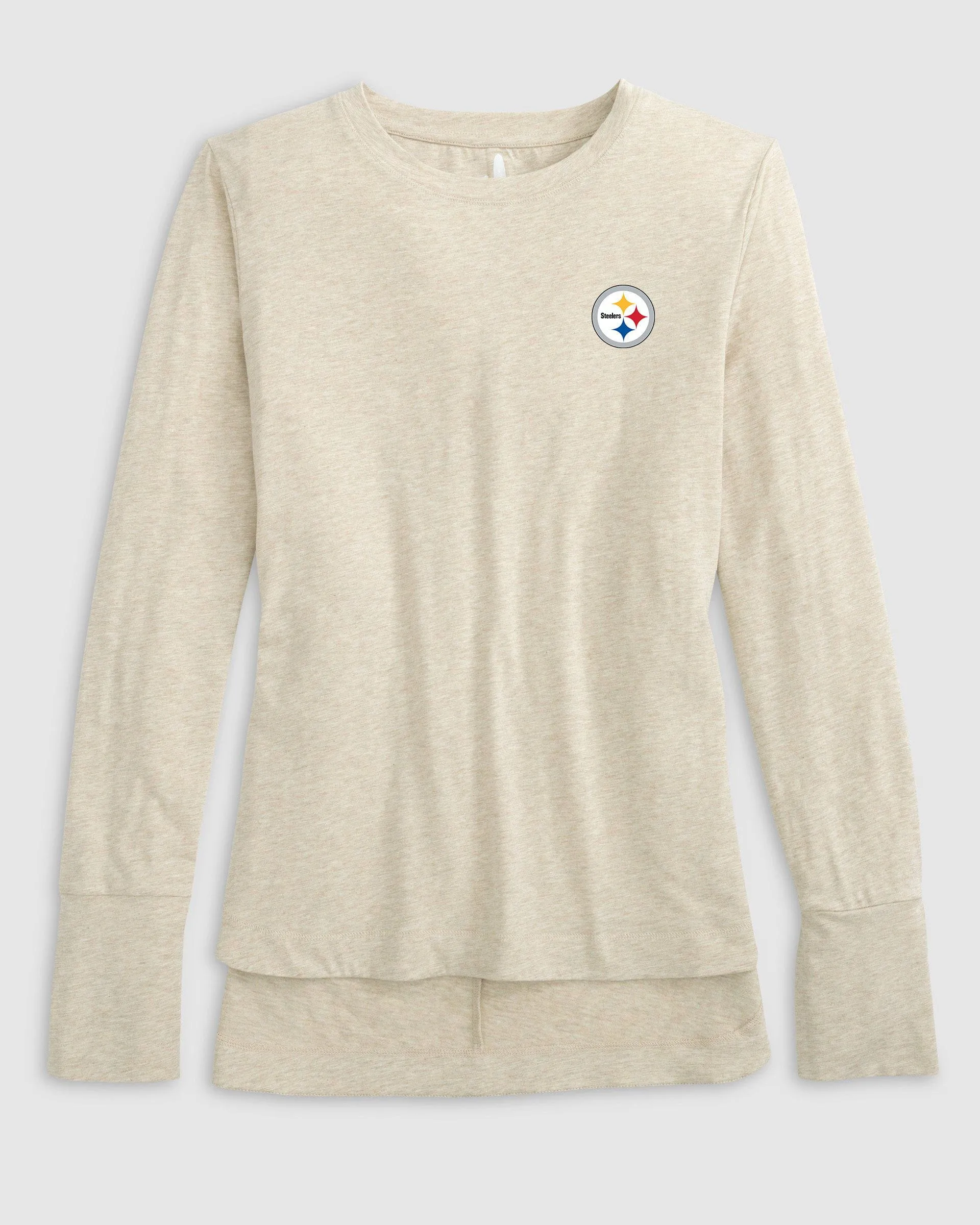 Women's Pittsburgh Steelers Valerie Long Sleeve Tee sold by Johnnie-O