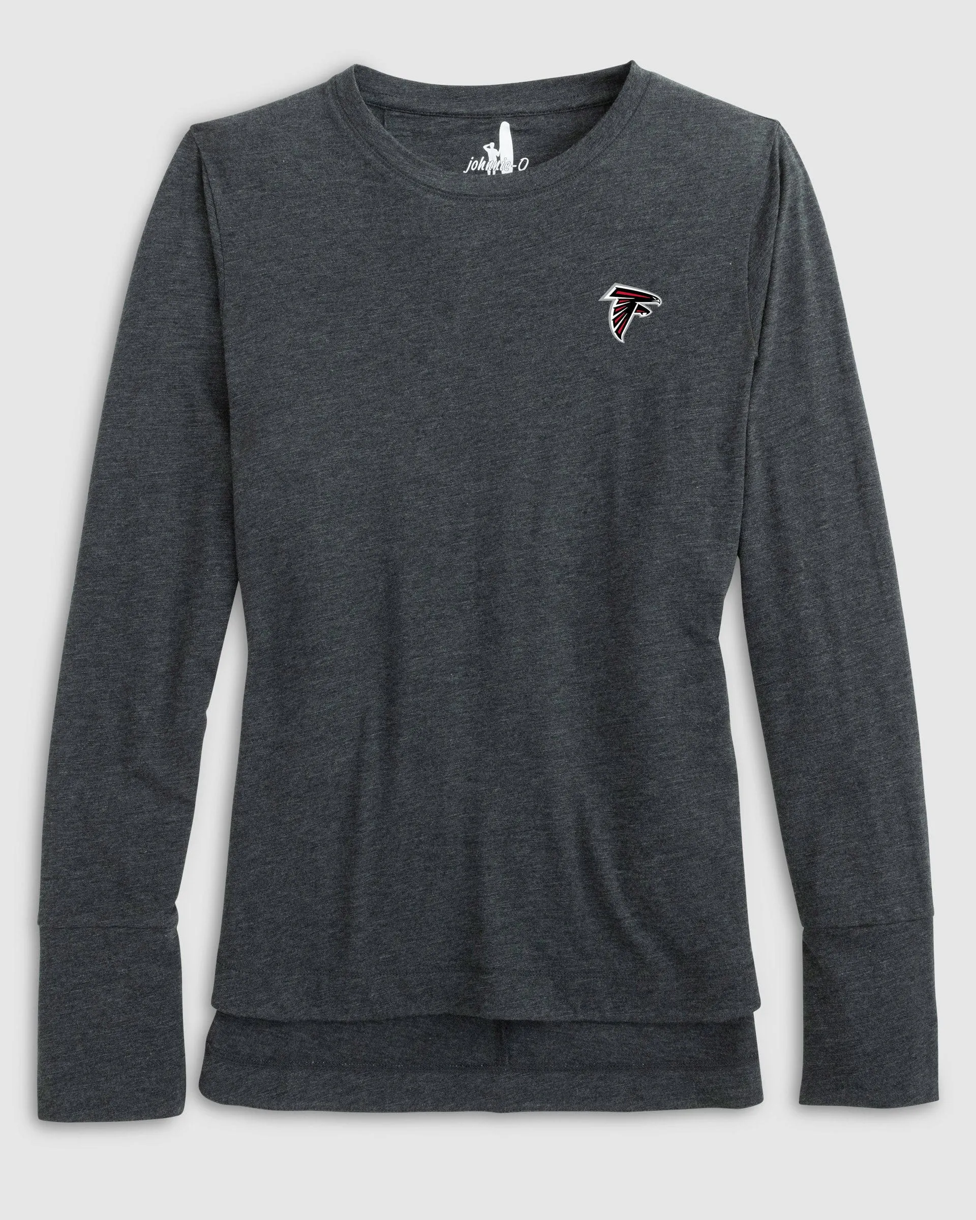 Women's Atlanta Falcons Valerie Long Sleeve Tee sold by Johnnie-O product image thumbnail 3