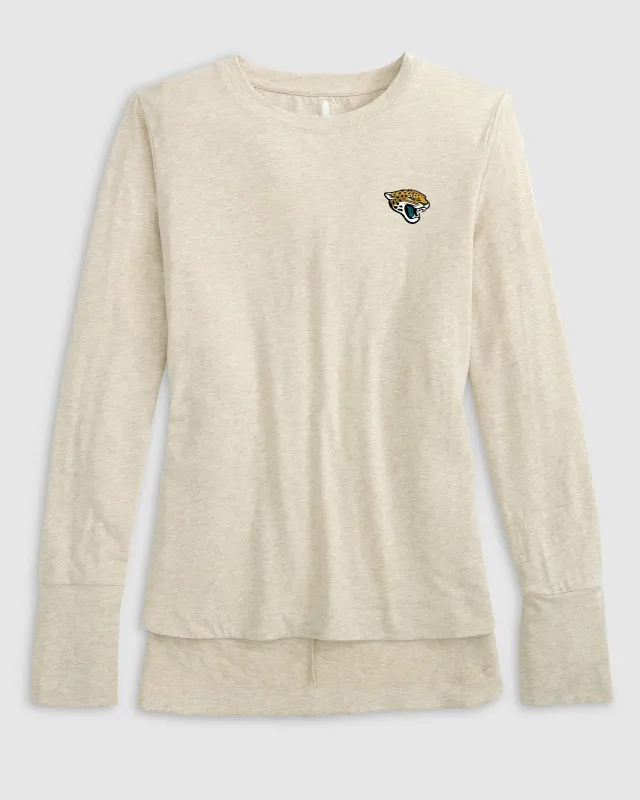 Women's Jacksonville Jaguars Valerie Long Sleeve Tee sold by Johnnie-O