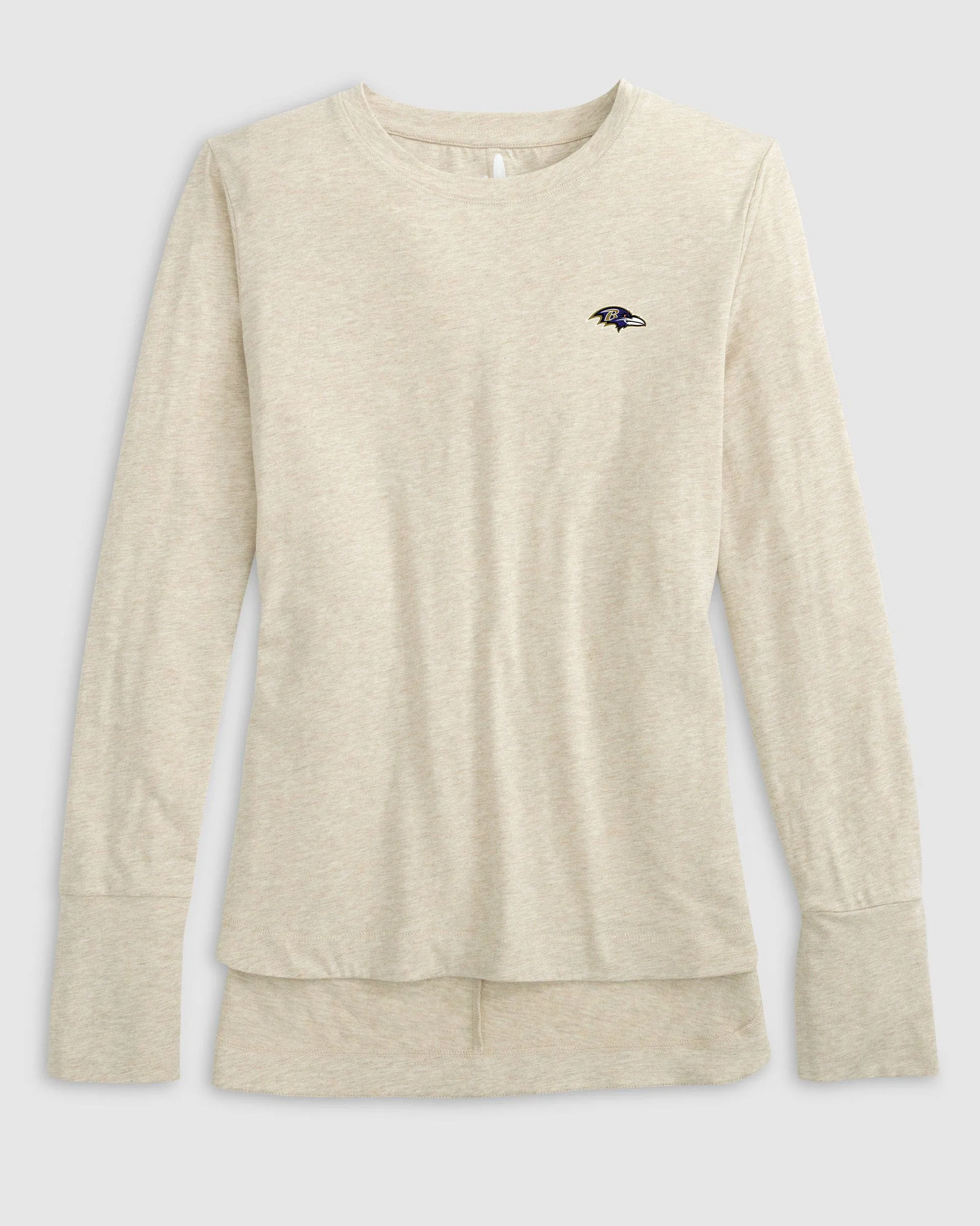 Women's Baltimore Ravens Valerie Long Sleeve Tee sold by Johnnie-O product image thumbnail 3
