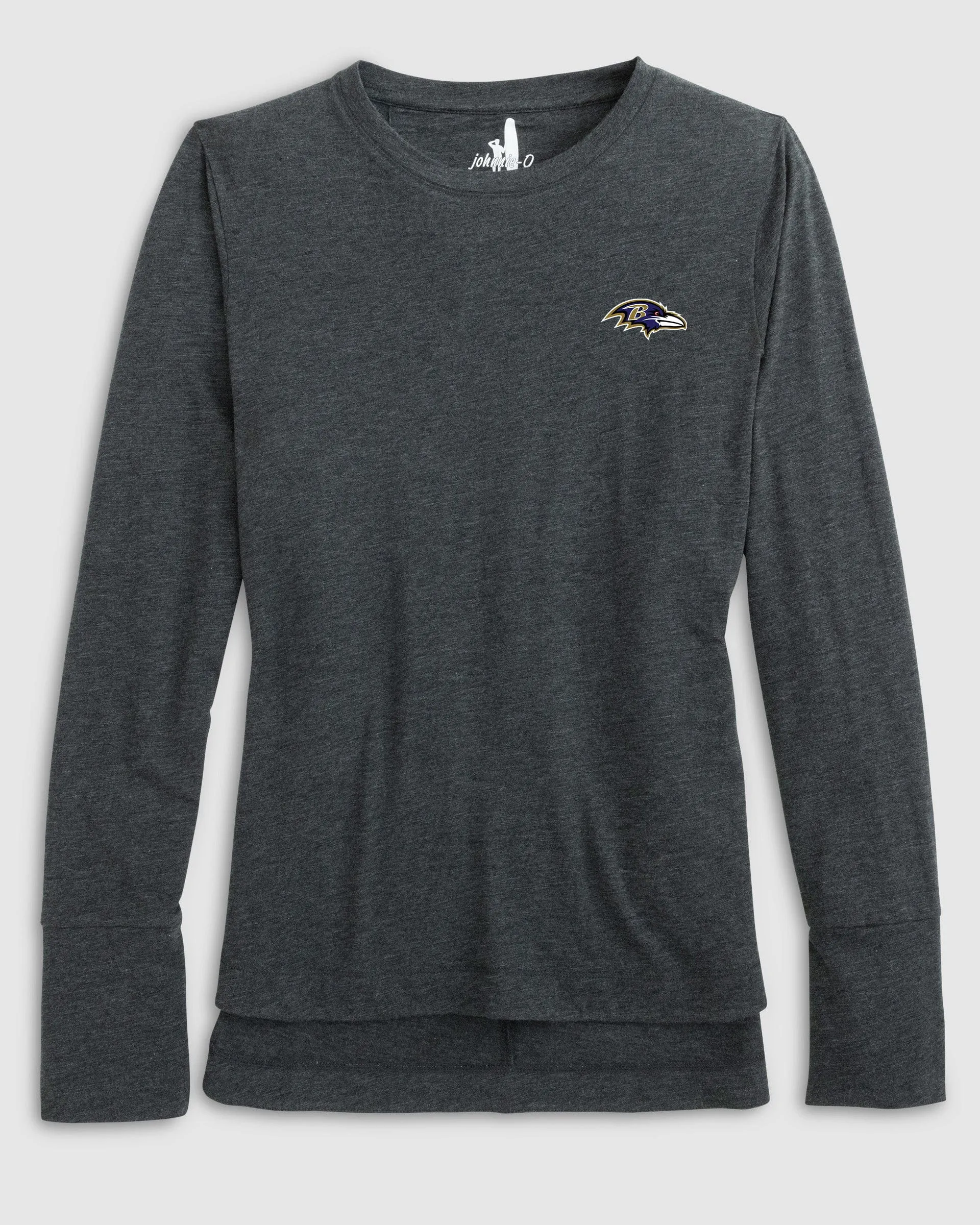 Women's Baltimore Ravens Valerie Long Sleeve Tee sold by Johnnie-O