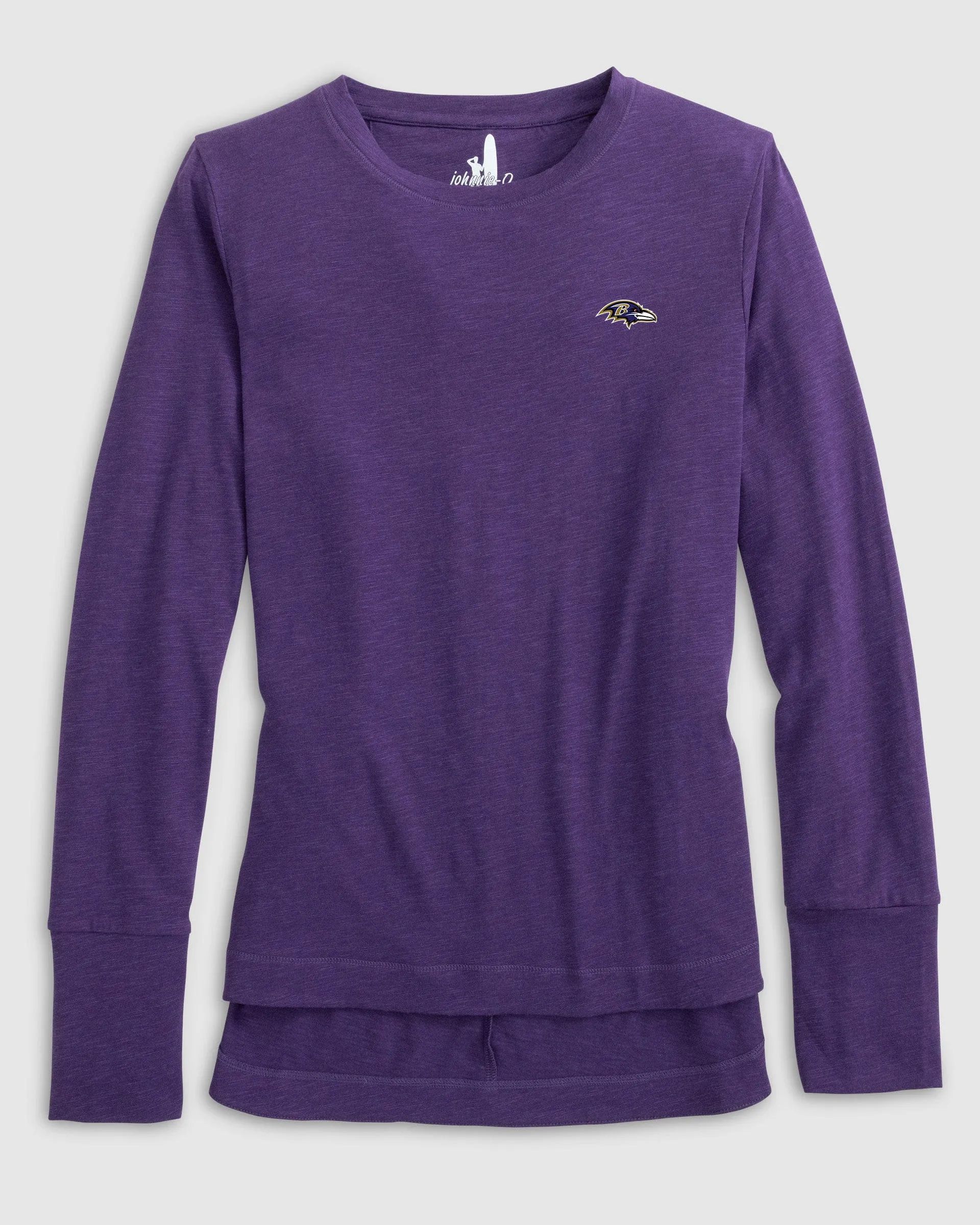 Women's Baltimore Ravens Valerie Long Sleeve Tee sold by Johnnie-O product image thumbnail 2