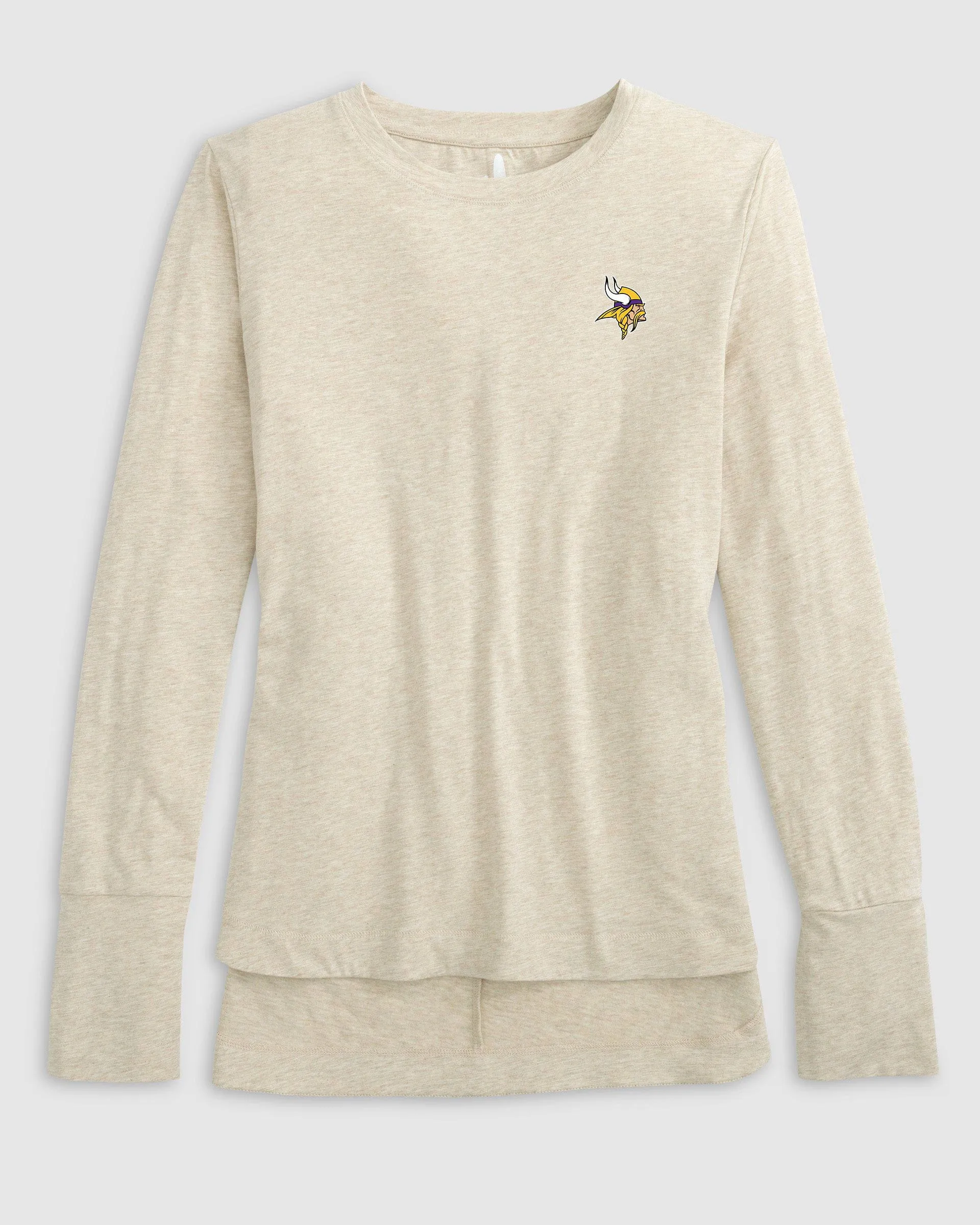 Women's Minnesota Vikings Valerie Long Sleeve Tee sold by Johnnie-O product image thumbnail 2