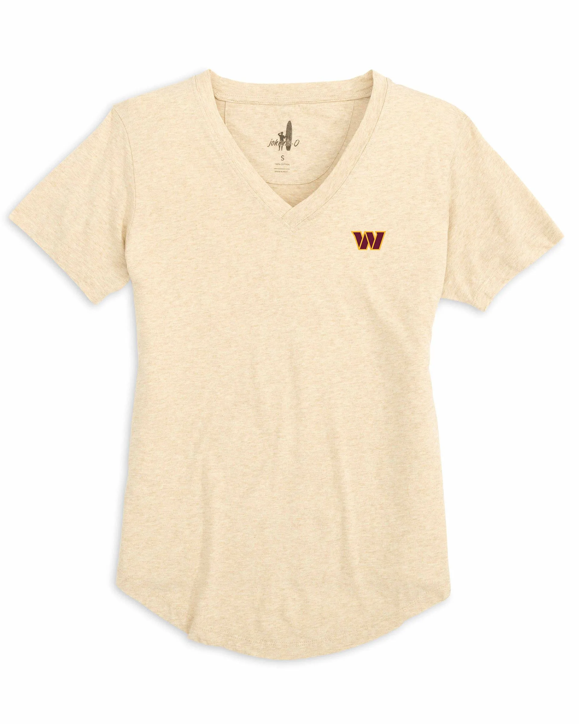 Women's Washington Commanders Merediths V-Neck T-Shirt sold by Johnnie-O product image thumbnail 2