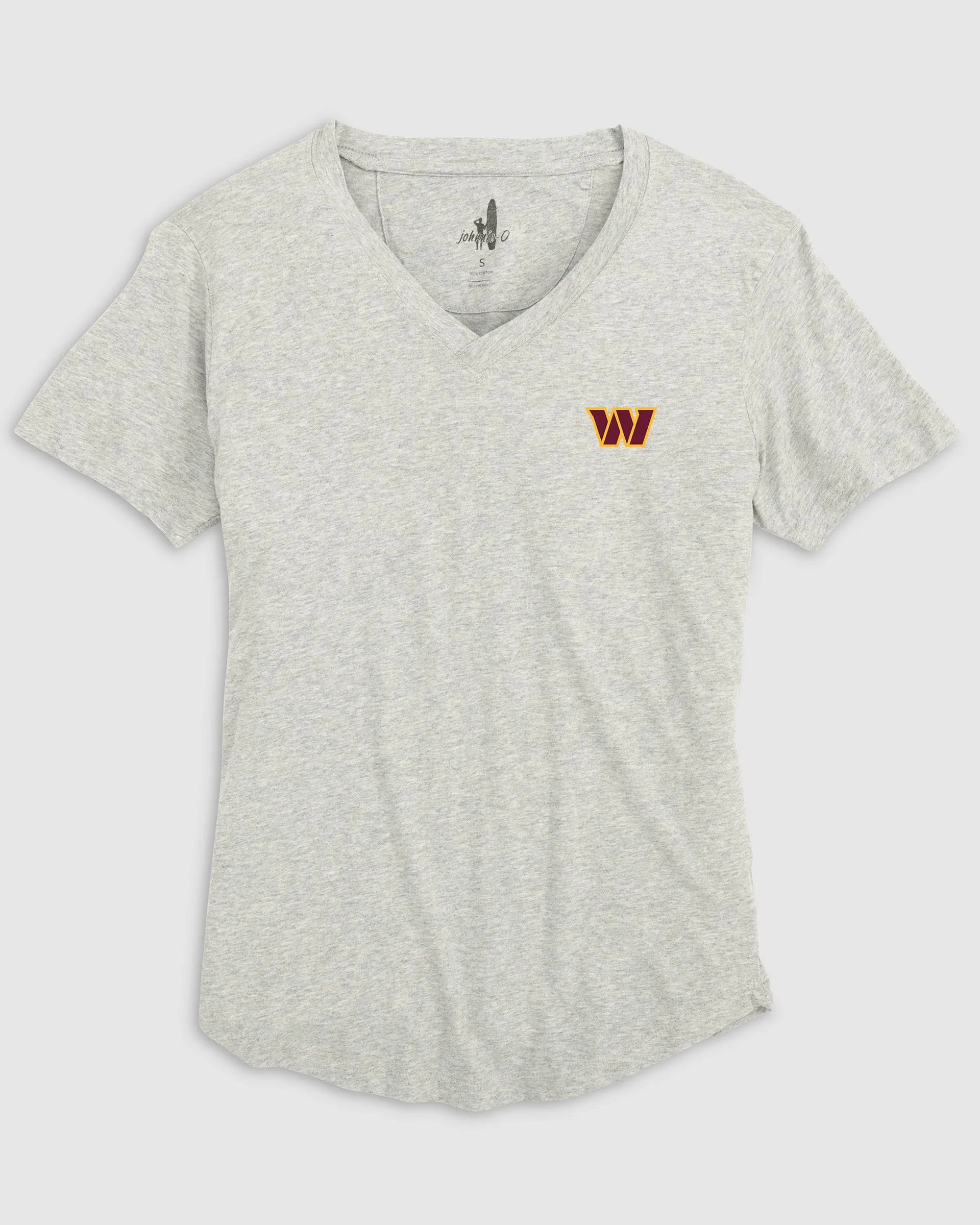 Women's Washington Commanders Merediths V-Neck T-Shirt sold by Johnnie-O product image thumbnail 4