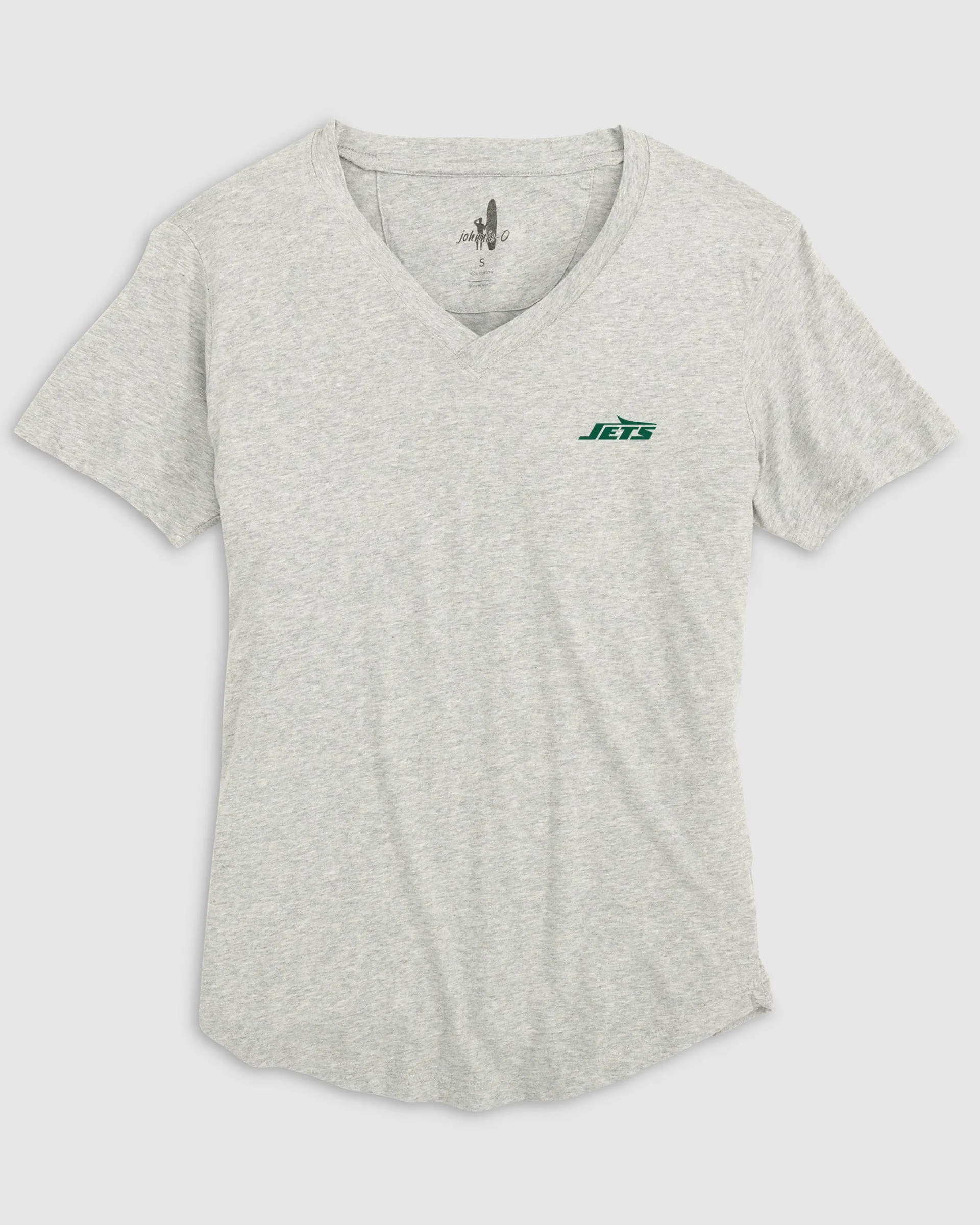 Women's New York Jets Merediths V-Neck T-Shirt sold by Johnnie-O product image thumbnail 3