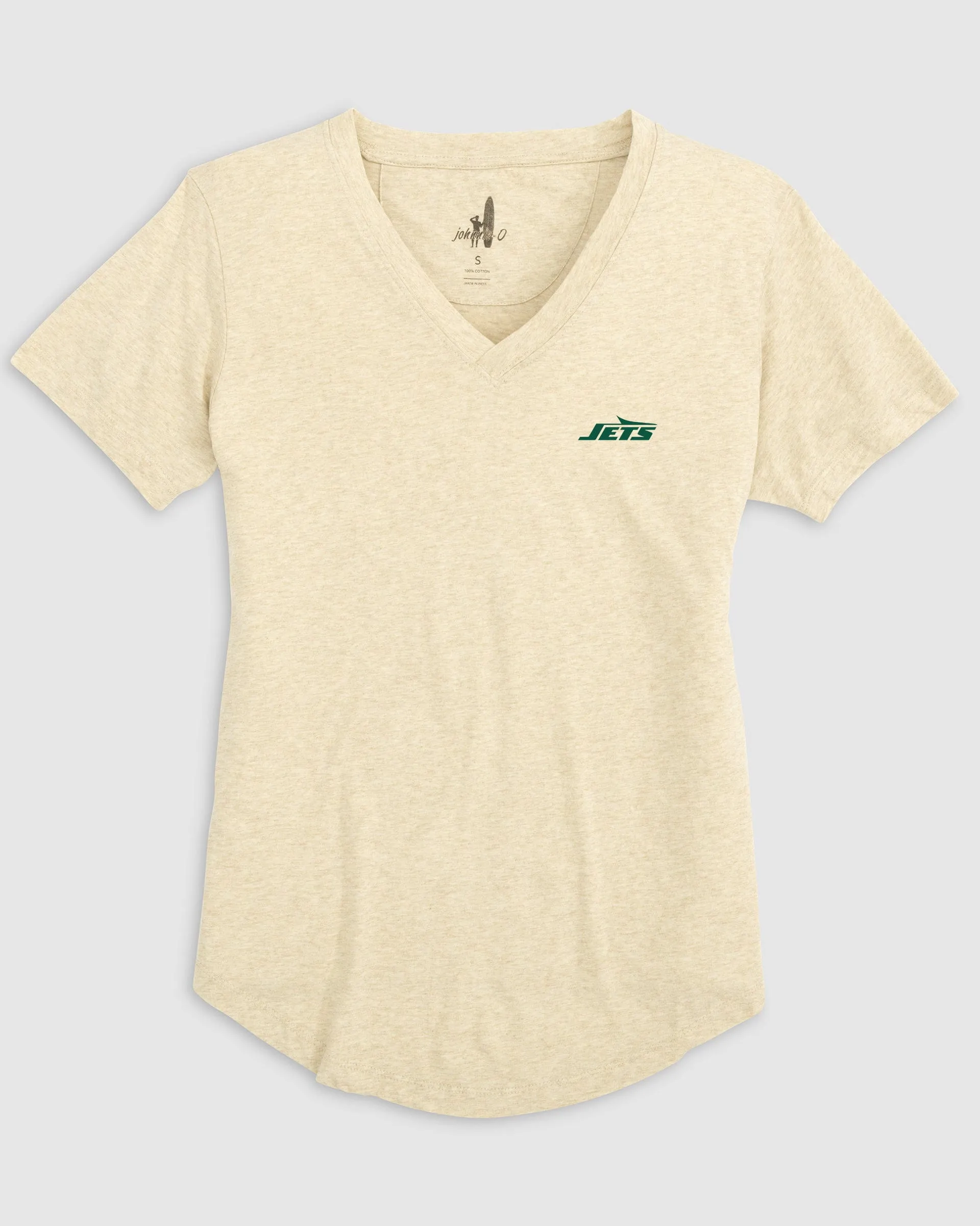 Women's New York Jets Merediths V-Neck T-Shirt sold by Johnnie-O product image thumbnail 2