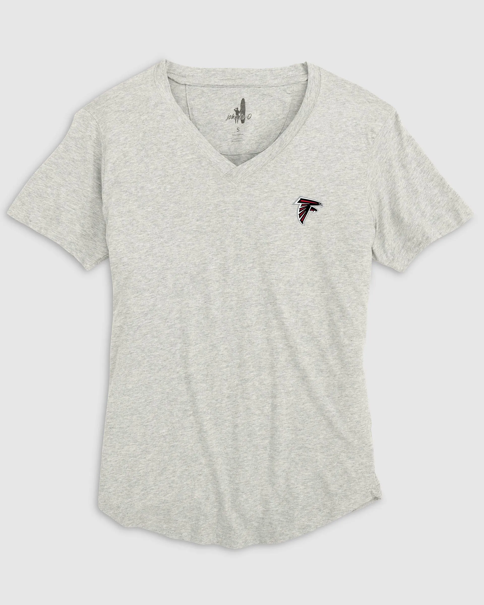 Women's Atlanta Falcons Merediths V-Neck T-Shirt sold by Johnnie-O product image thumbnail 4