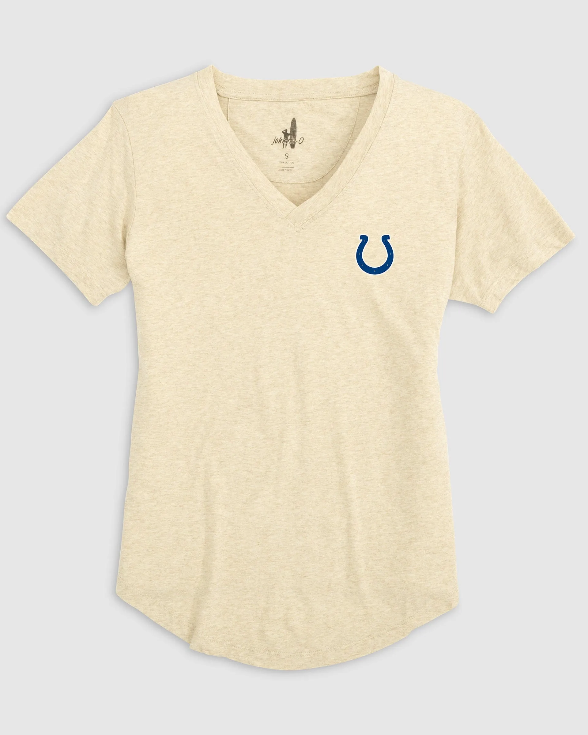 Women's Indianapolis Colts Merediths V-Neck T-Shirt sold by Johnnie-O product image thumbnail 3