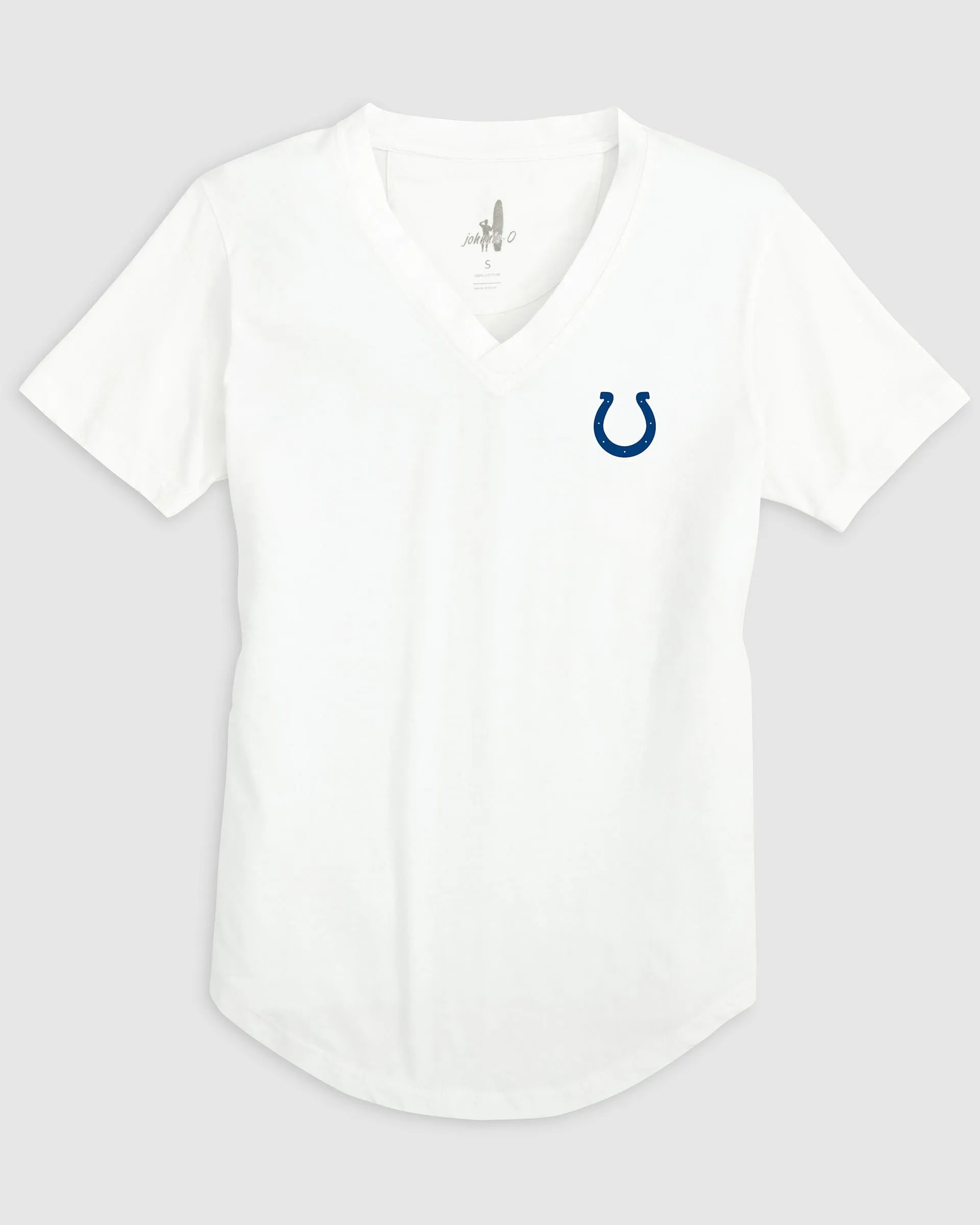 Women's Indianapolis Colts Merediths V-Neck T-Shirt sold by Johnnie-O