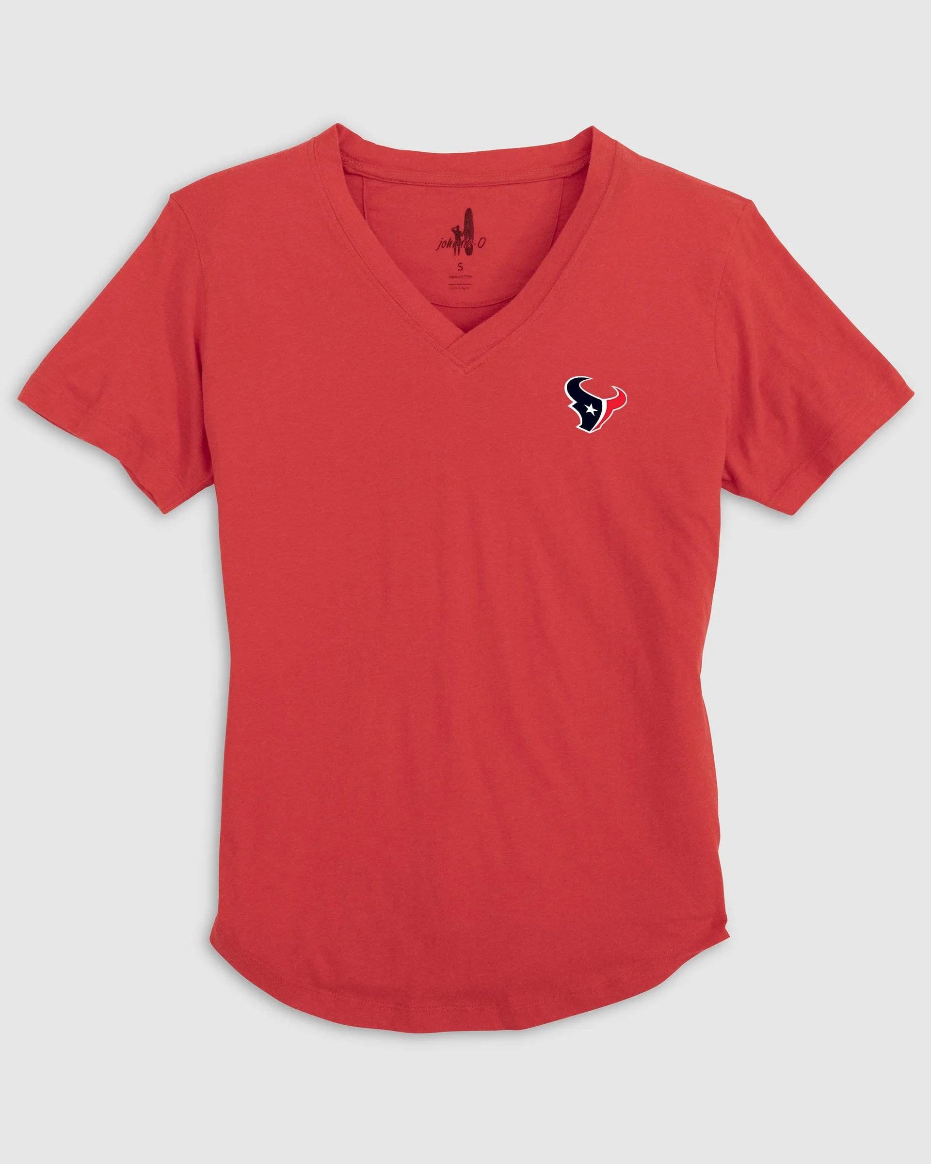Women's Houston Texans Merediths V-Neck T-Shirt sold by Johnnie-O product image thumbnail 2